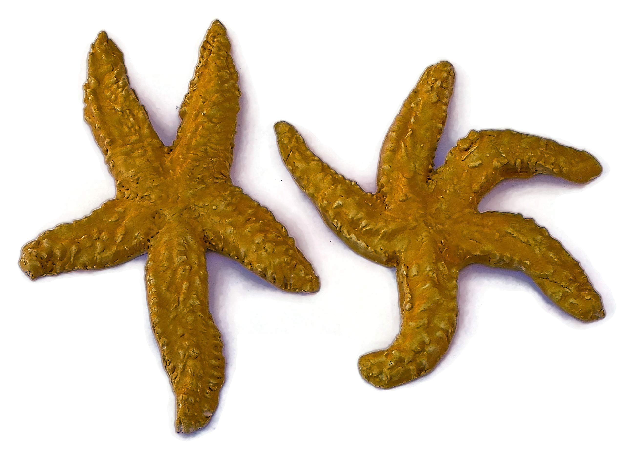 Handmade Set of 2 Vanilla Starfish