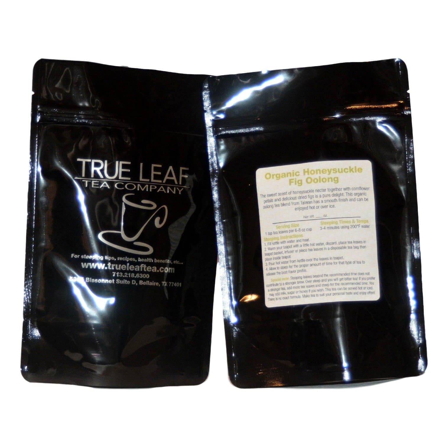 True Leaf Tea Organic Honeysuckle Fig Oolong Tea 2 OZ