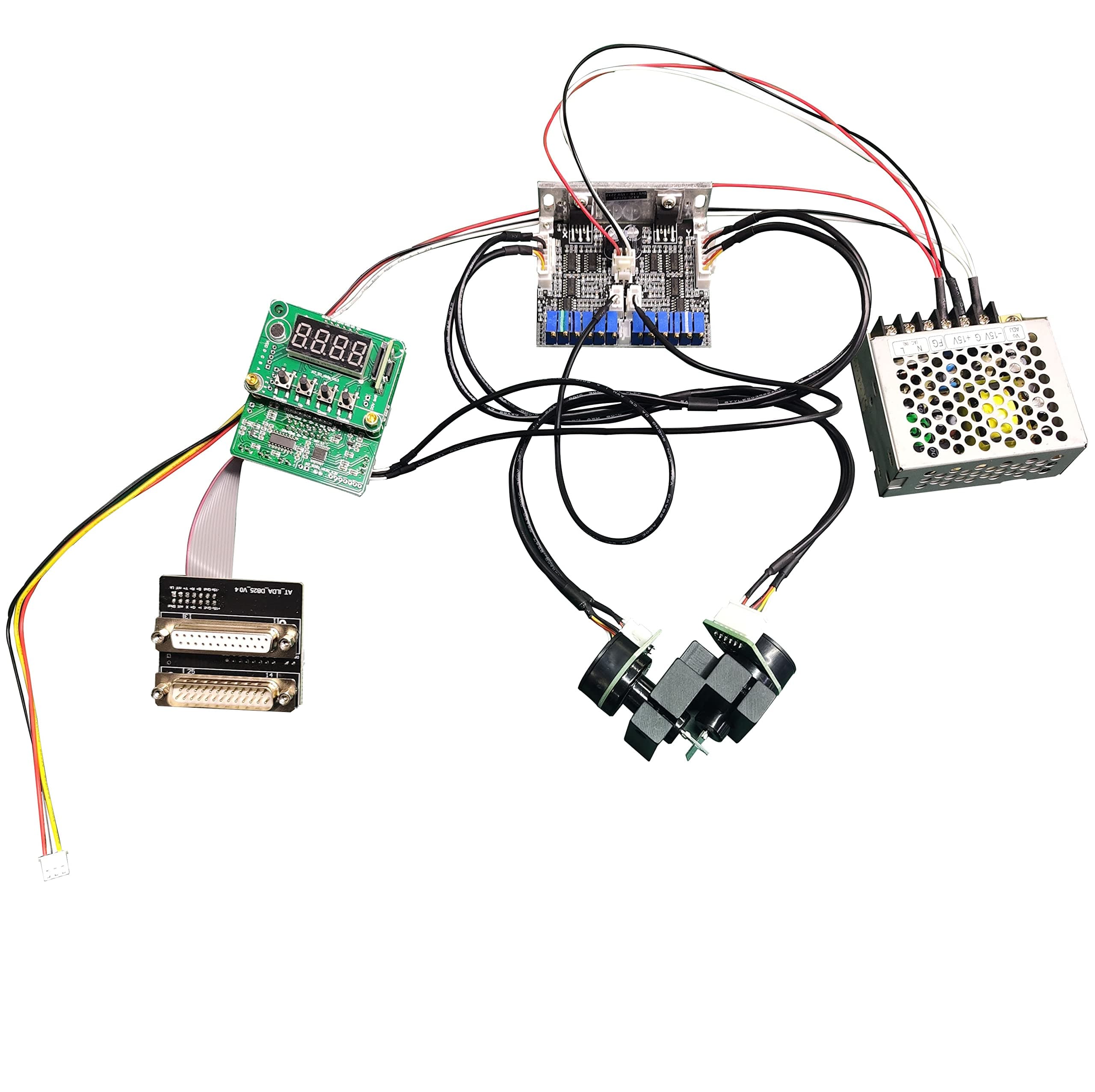 20Kpps speed Laser Galvo laser sets Galvanometer Based Optical Scanning speed Including Show Card for stage Animation Laser lights