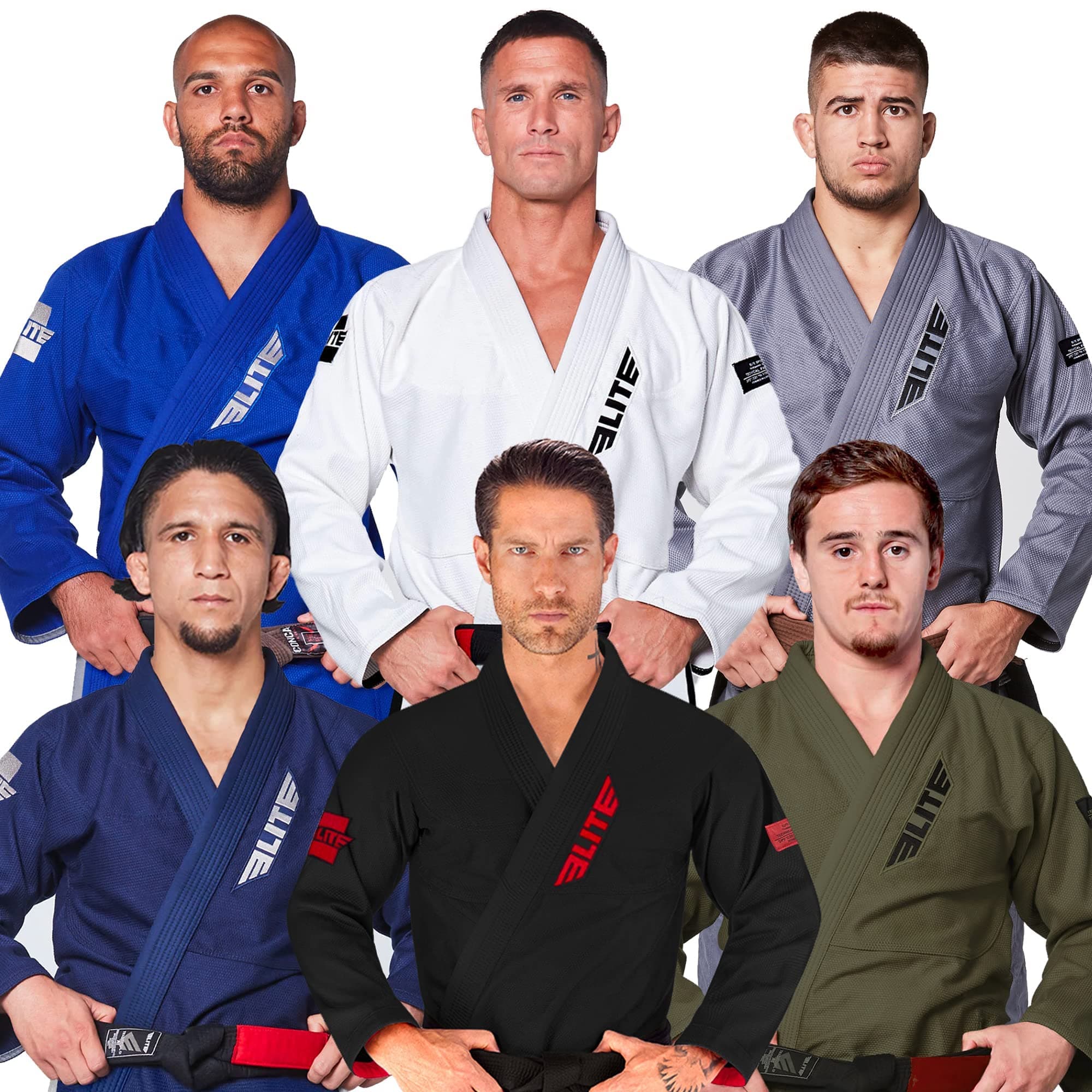 BJJ GI for Men IBJJF Kimono BJJ Jiujitsu GIS W/Preshrunk Fabric & Free Belt (See Special Sizing Guide)
