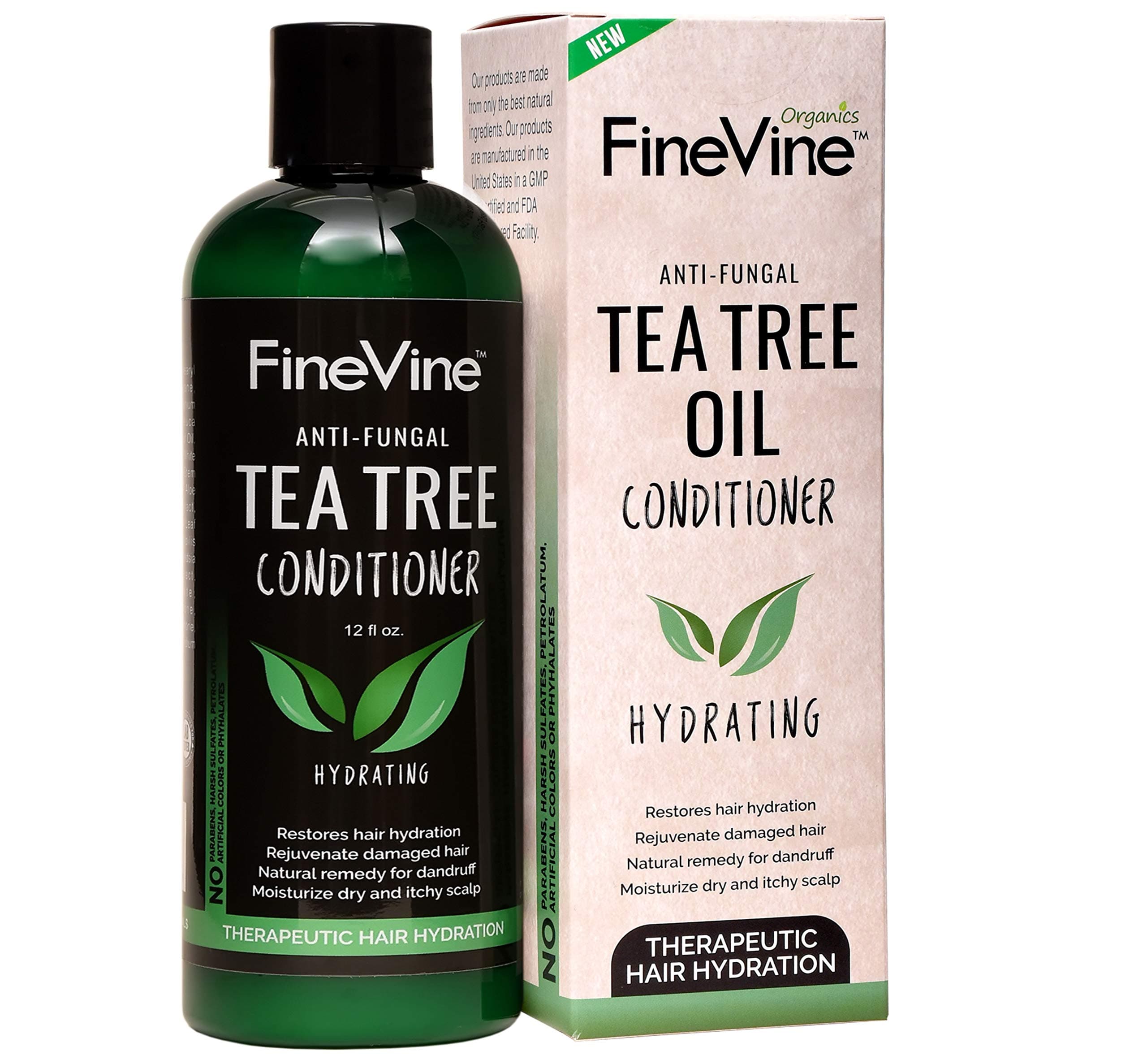 Best Tea Tree Oil Shampoo - Made in USA - for Men, Women and Kids - Prevent Hair Dandruff, Head Lice, Dry Itchy & Flaky Scalp. Sulfate and Paraban Free. (Shampoo)