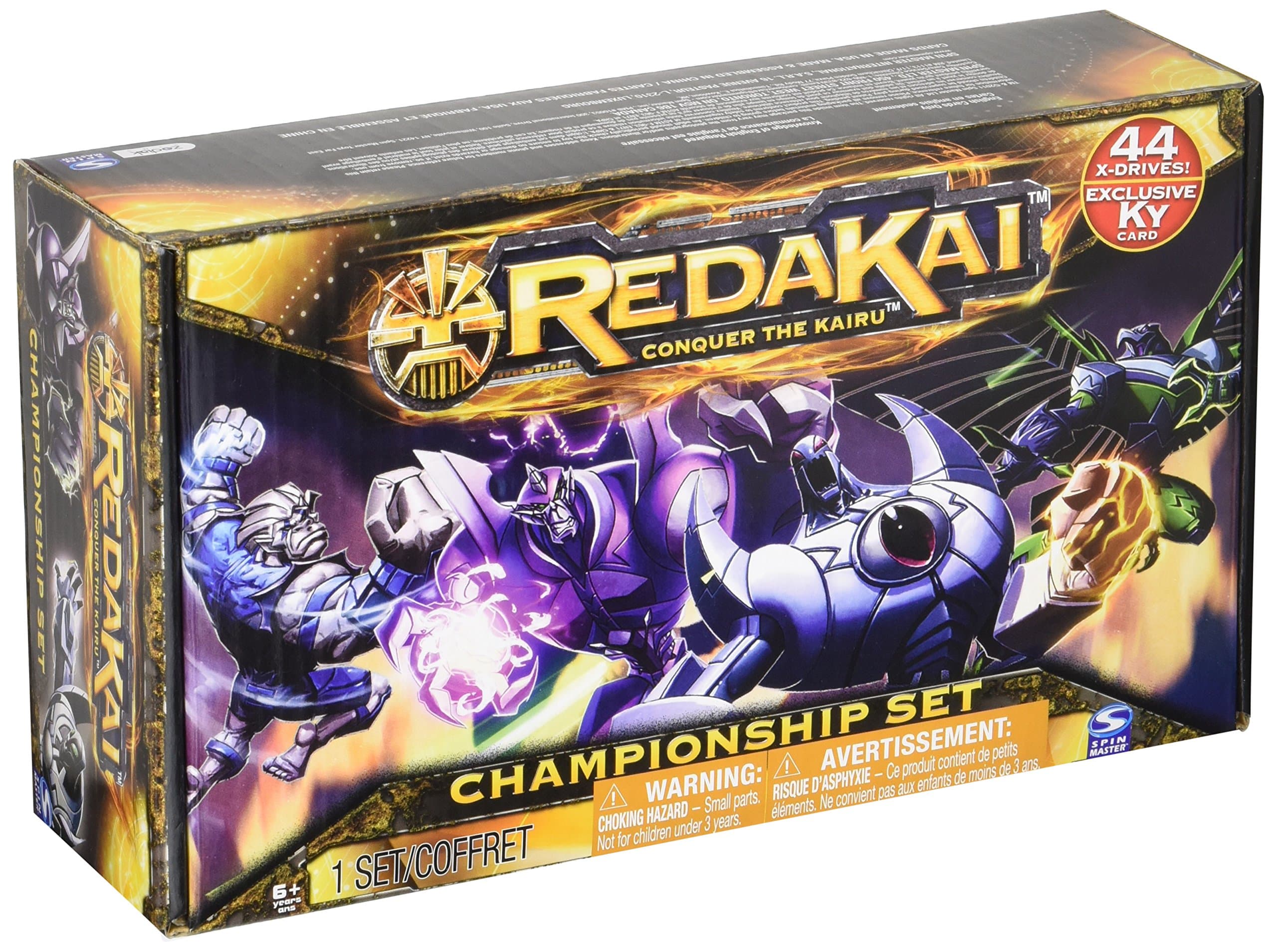 Redakai Card Game HOBBY Edition Championship Set 44 Cards. Character Bay, Screen, Counters Draw Deck by Spin Master