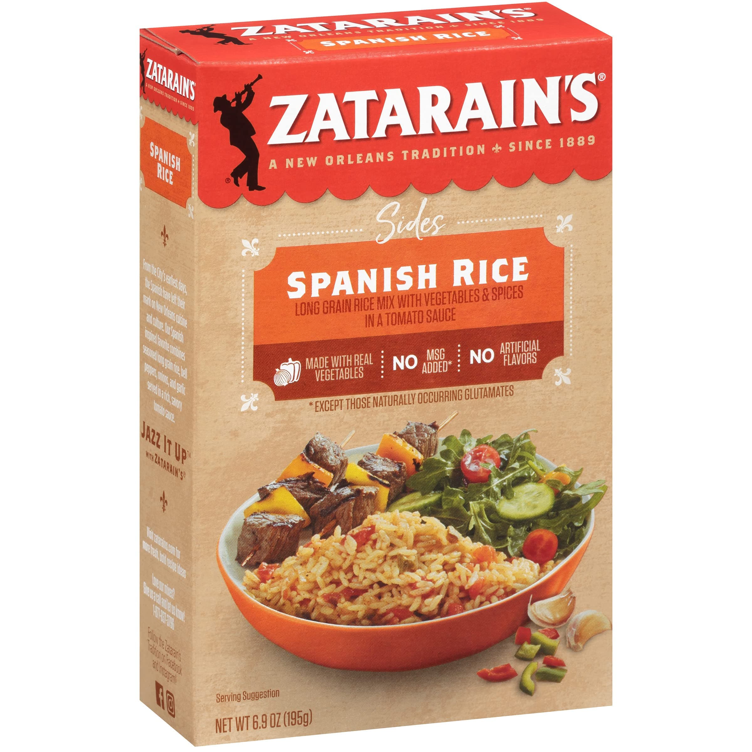 Zatarains Spanish Rice 6.9oz Zats (1 Pack)