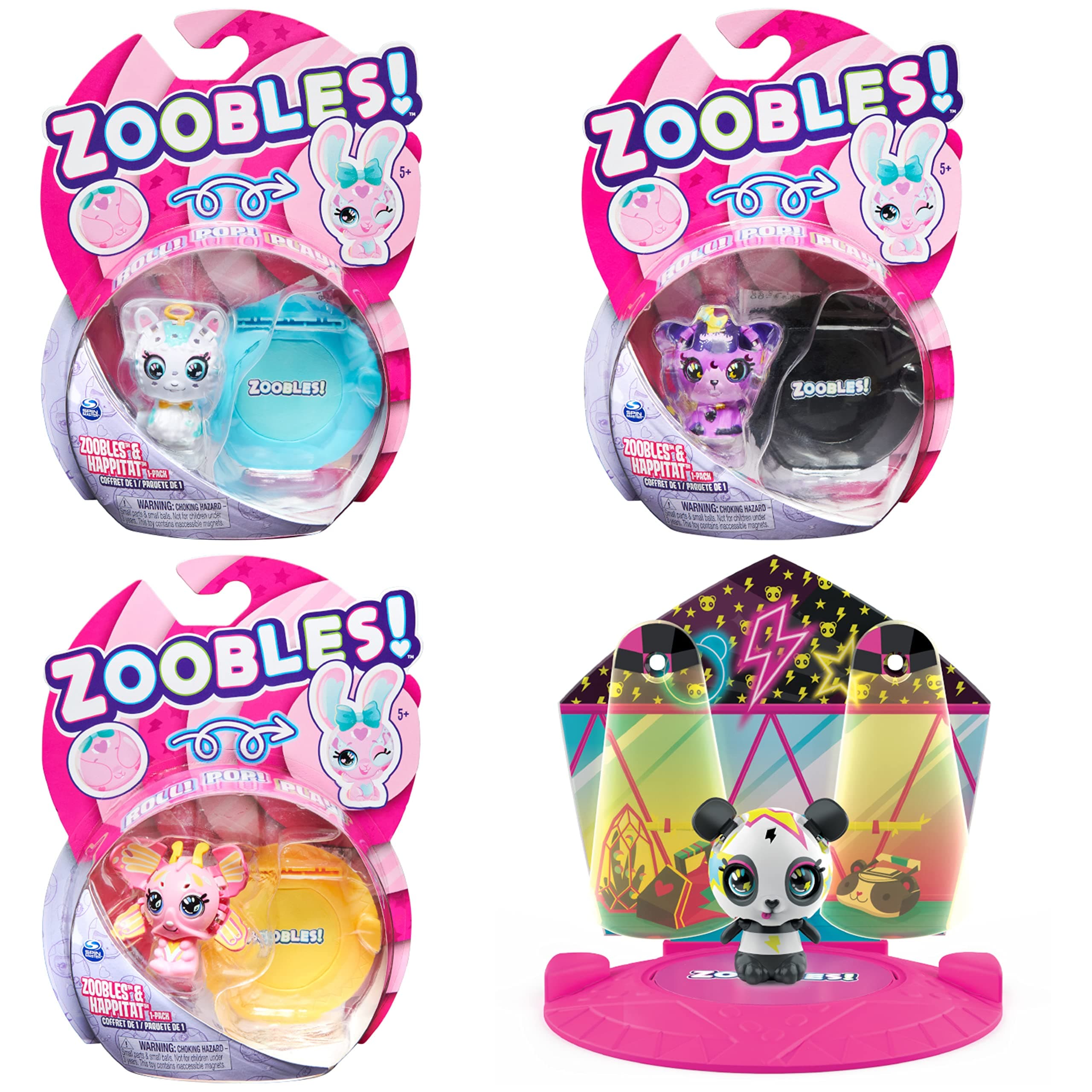 Kosmic Kitty Transforming Collectible Figure and Happitat Accessory, Kids Toys for Girls Aged 5 and above