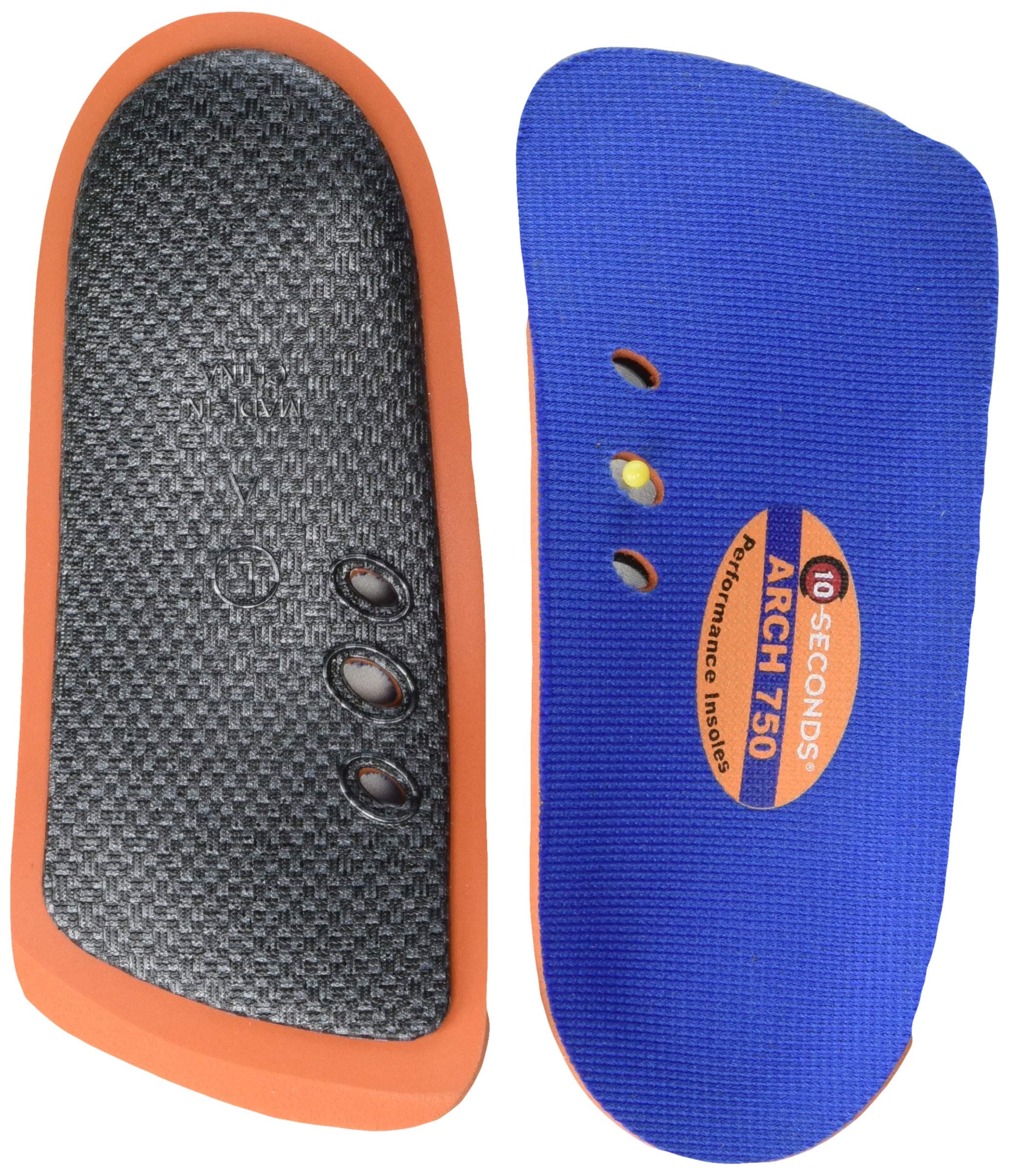 10 Seconds Arch 750 Shoe Accessory, Royal, Orange, M5-6, W7.5-8.5 Medium US