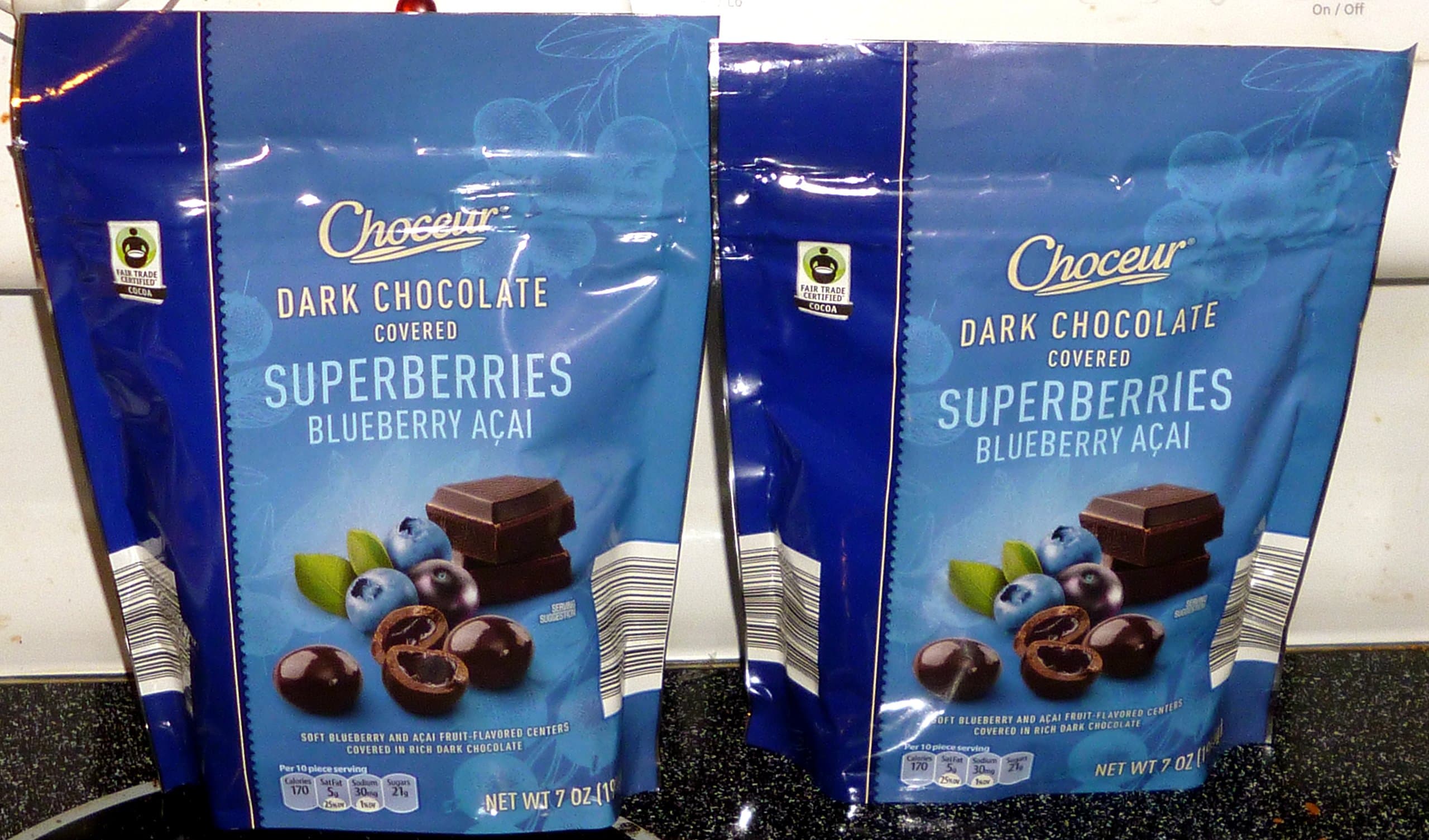 Dark Chocolate Covered Superberries - Blueberry-Acai (2 Pack)