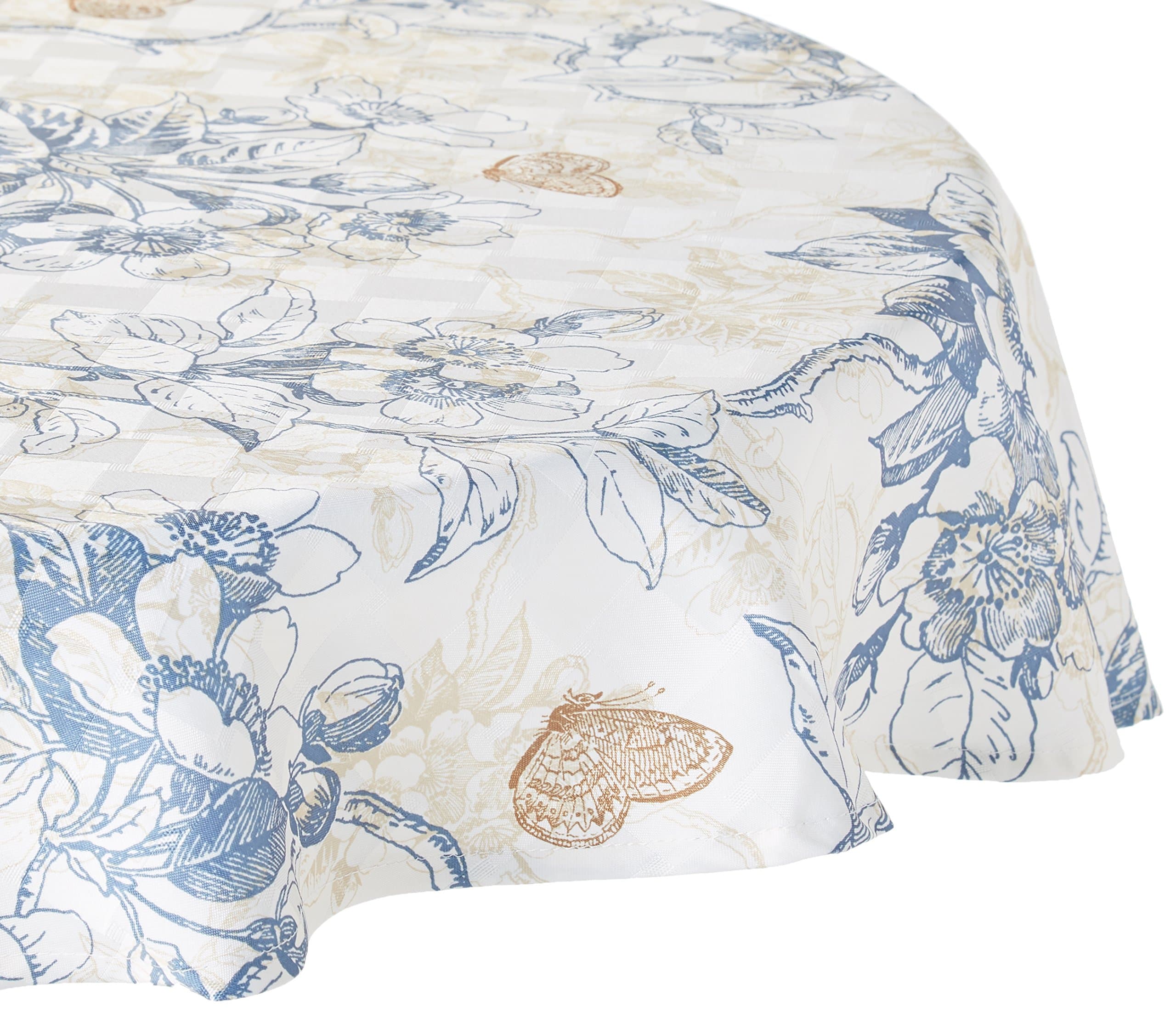 Cherry Blossom 60" X 84" Oval Tablecloth