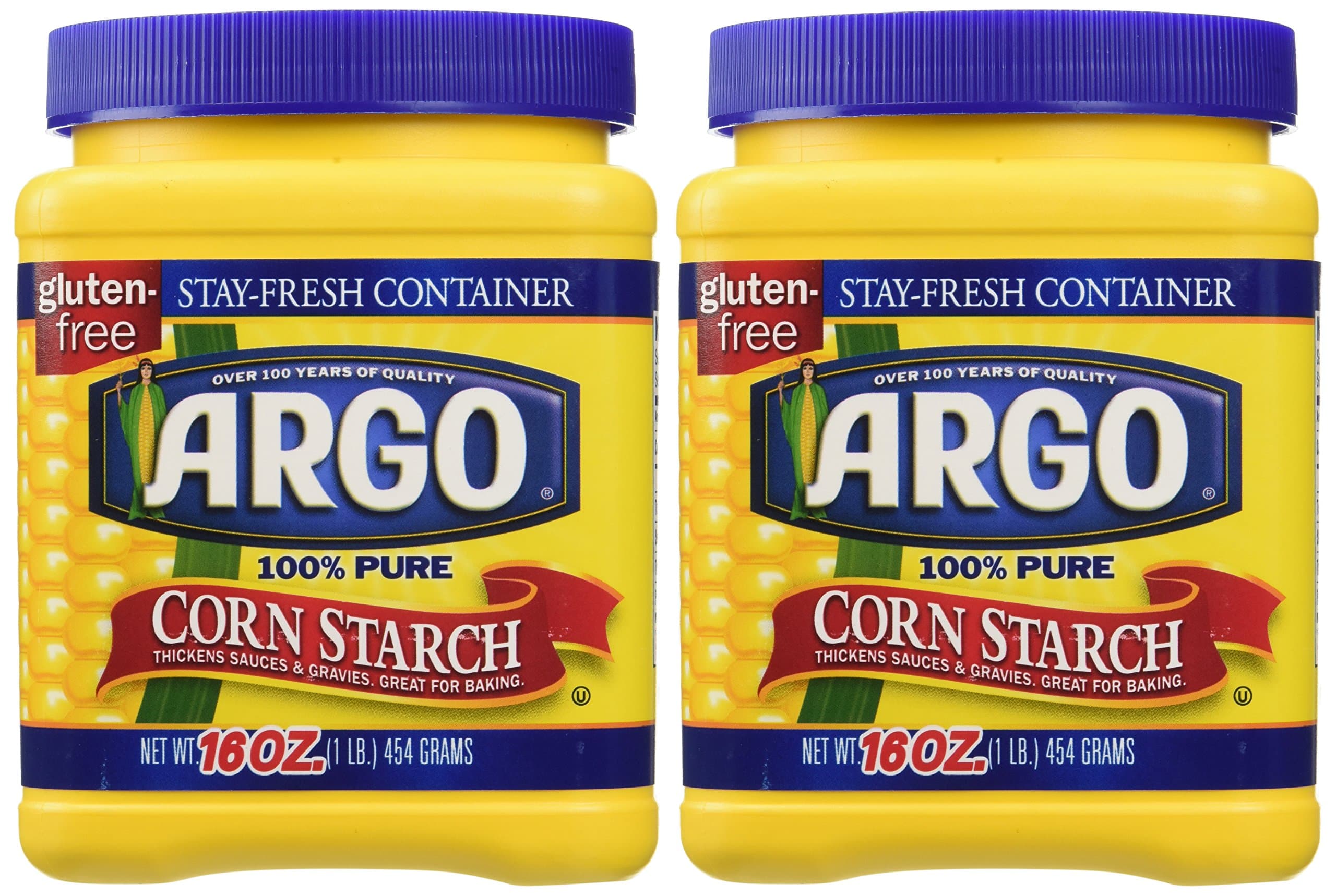 Home Comforts HDmirrorR Argo 100% Pure Corn Starch, 16 Oz (2 Pack (16 Ounce))