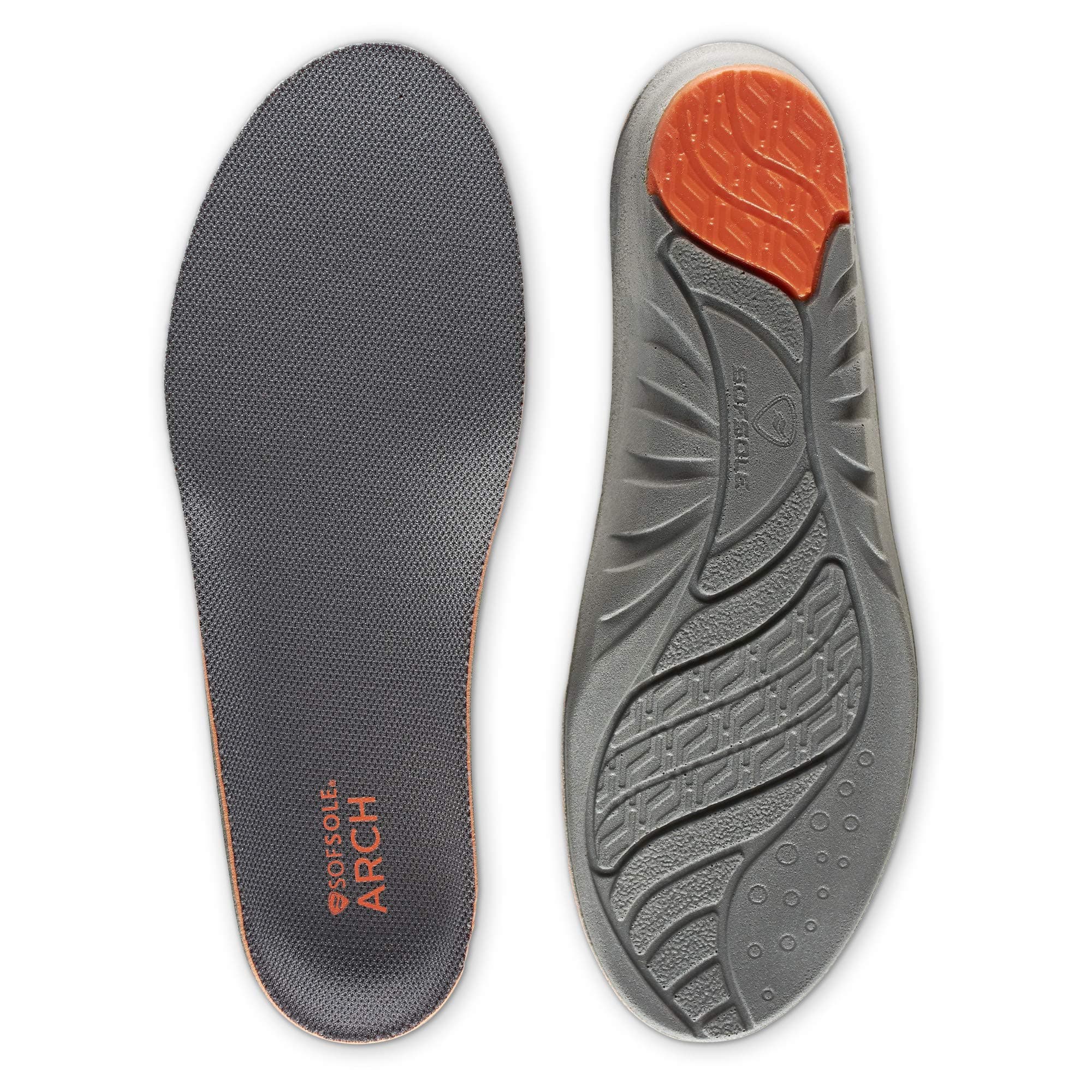 Sof Sole Insoles Men's High Arch Performance Full-Length Foam Shoe Insert