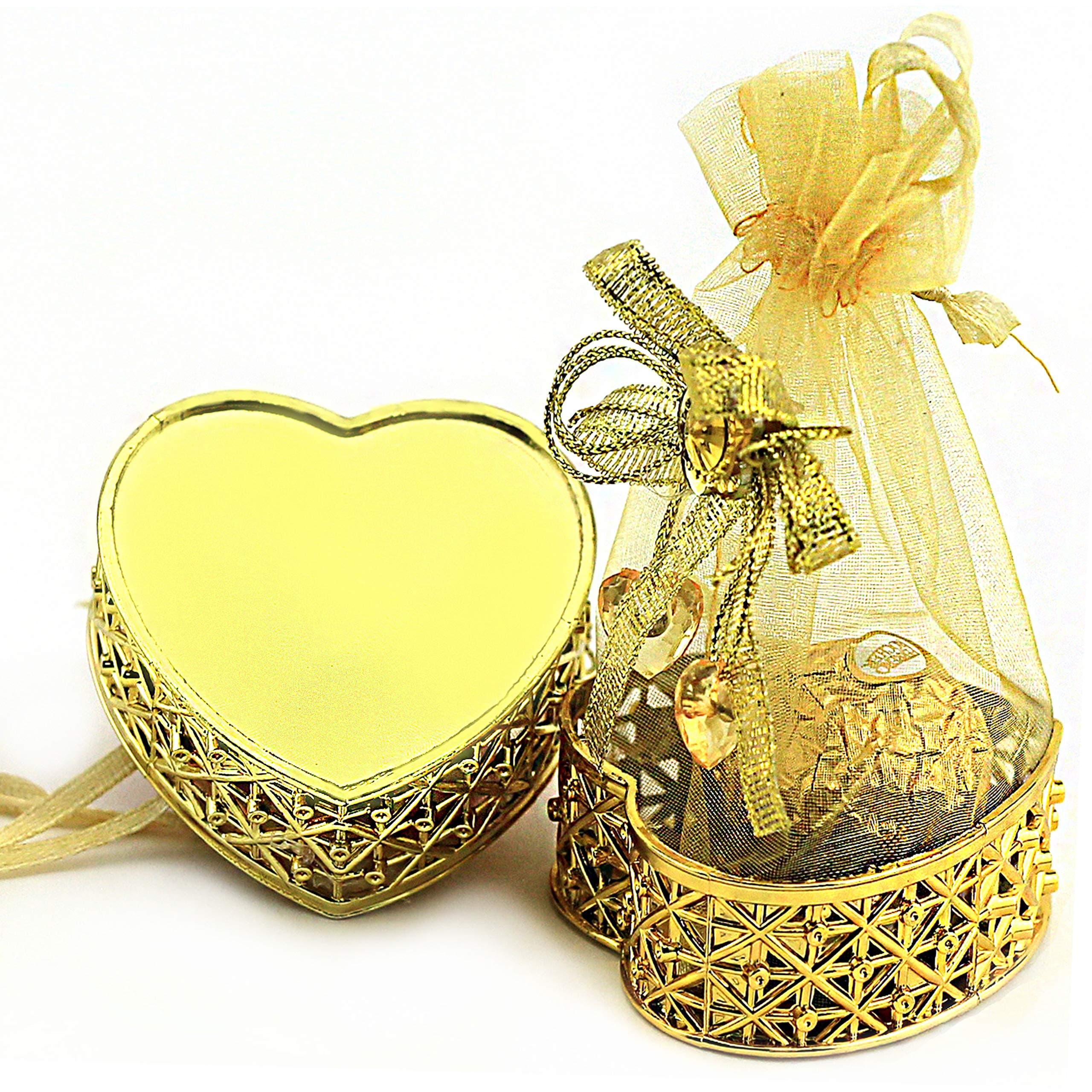 Fillable Heart with Pouch Party Favors, 12 Pieces