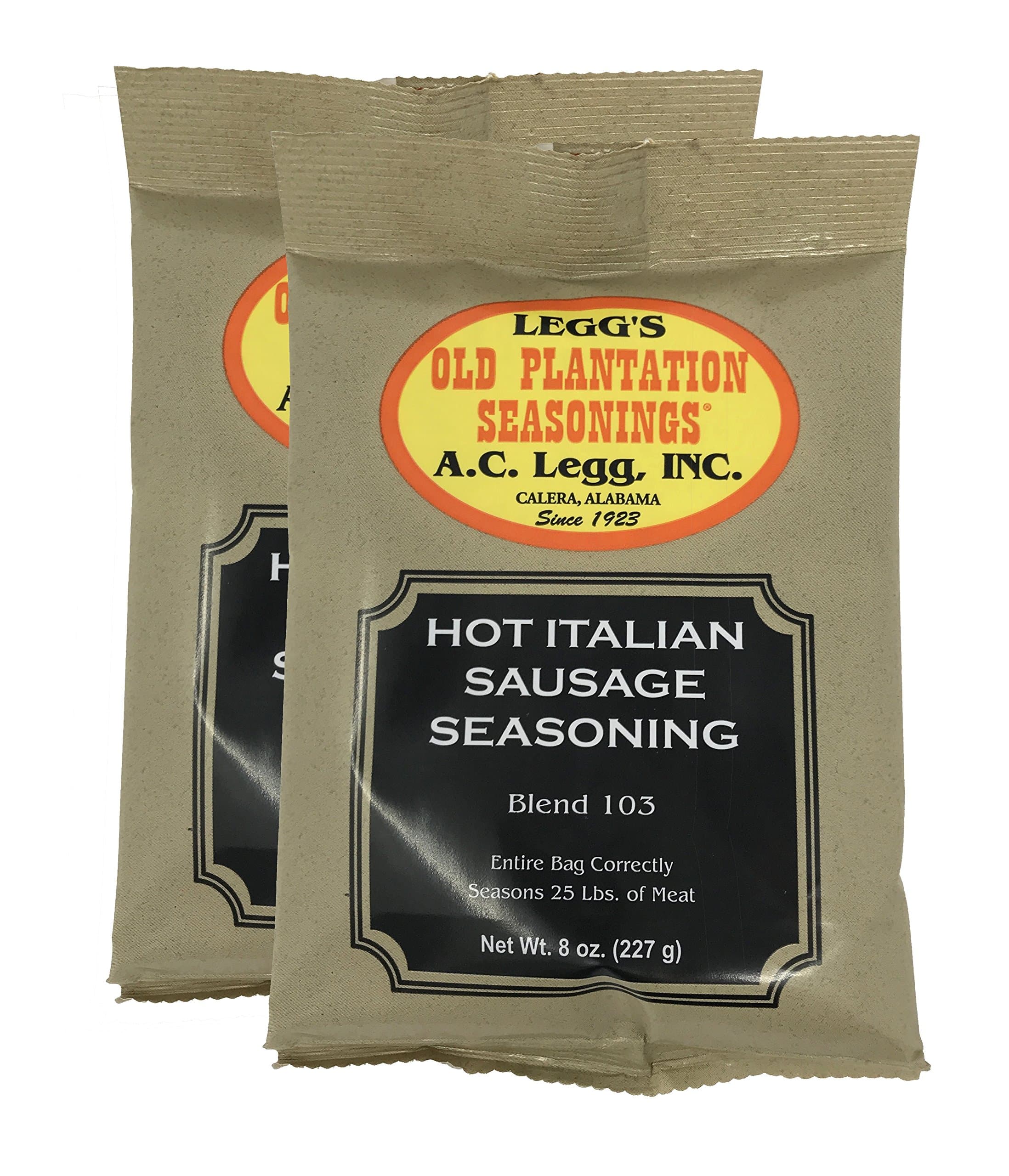 A.C. Legg's - Hot Italian Sausage Seasoning - 2 Pack