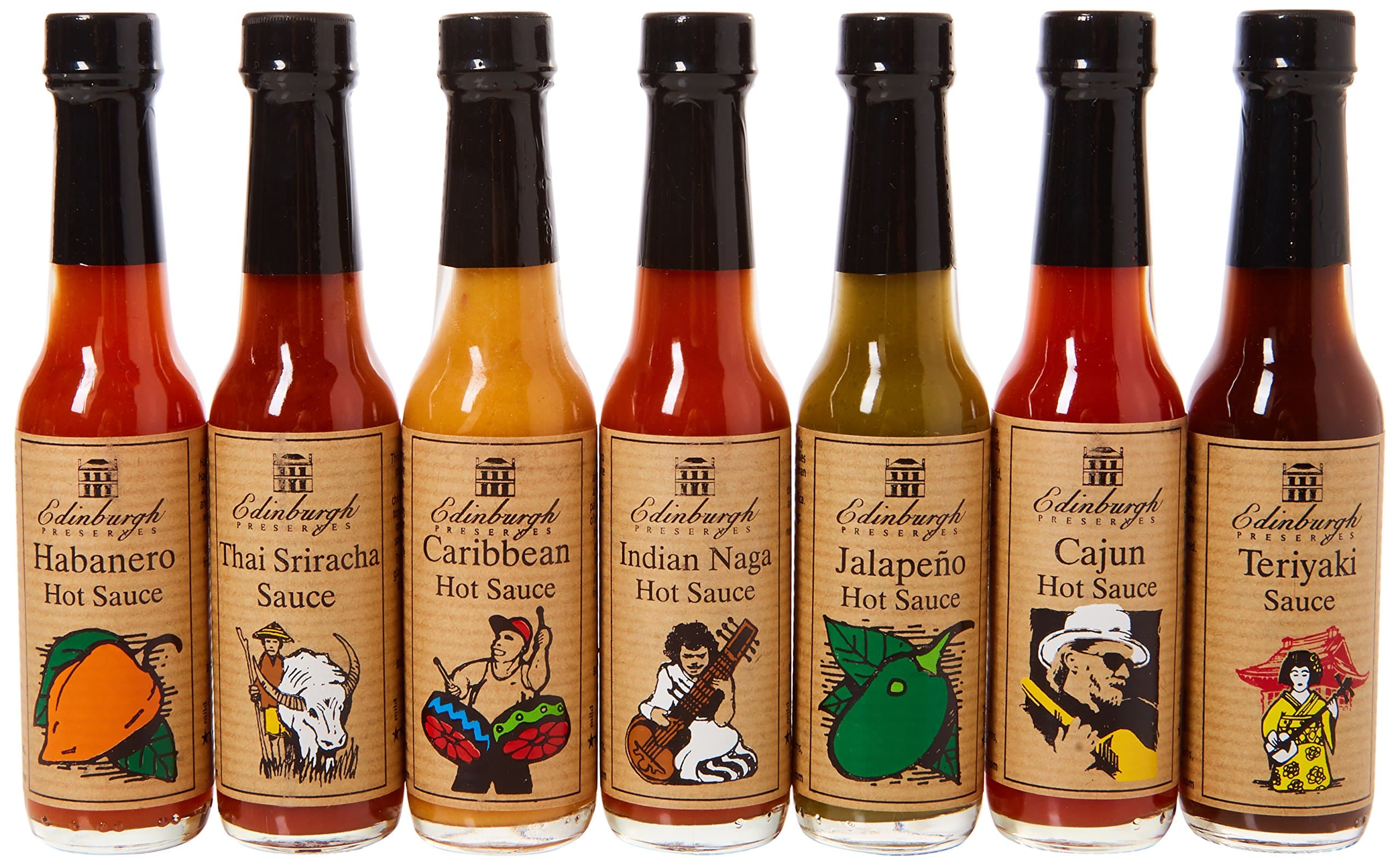 Edinburgh Preserves Hot & Spicy Sauces