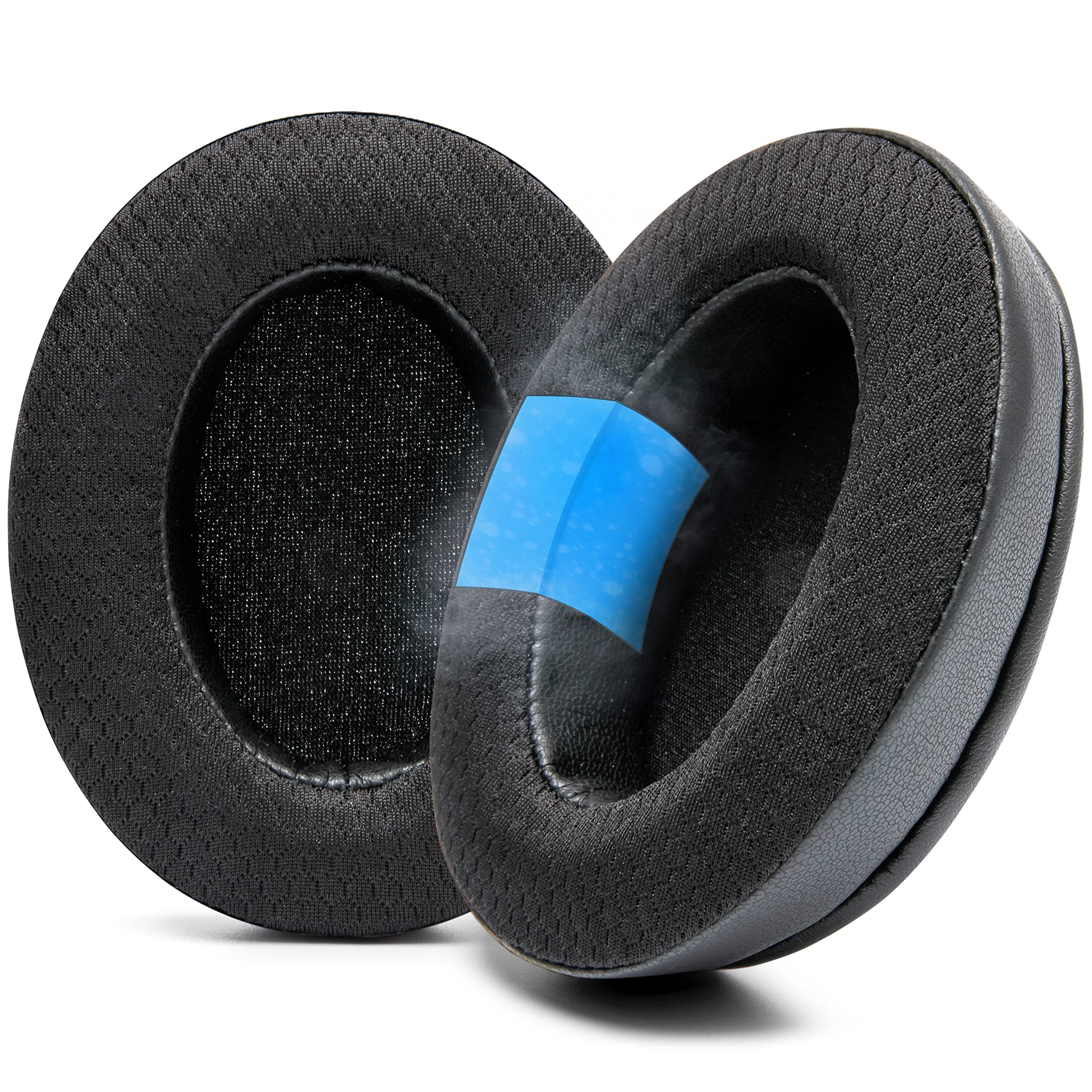 WC Freeze for Arctis Nova - Hybrid Fabric Cooling Gel Replacement Earpads for Arctis Nova Pro Wired, Nova 7, 5, 4, 3, 1 - Made by Wicked Cushions (Does Not Fit Nova Pro Wireless) | Black