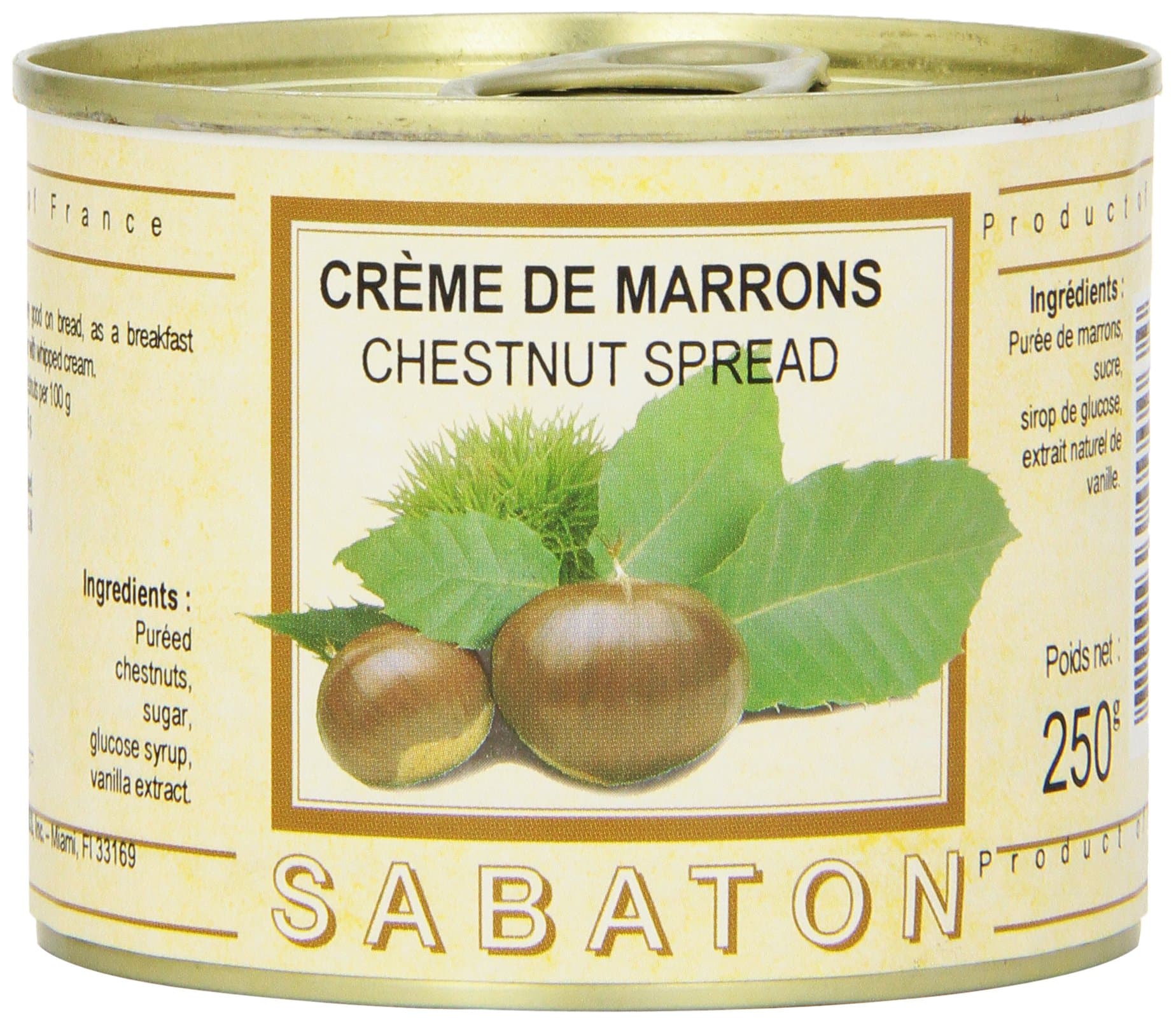 Sabaton France (Chestnuts) Marrons Spread, 8 3/4-Ounce Cans (Pack of 3)