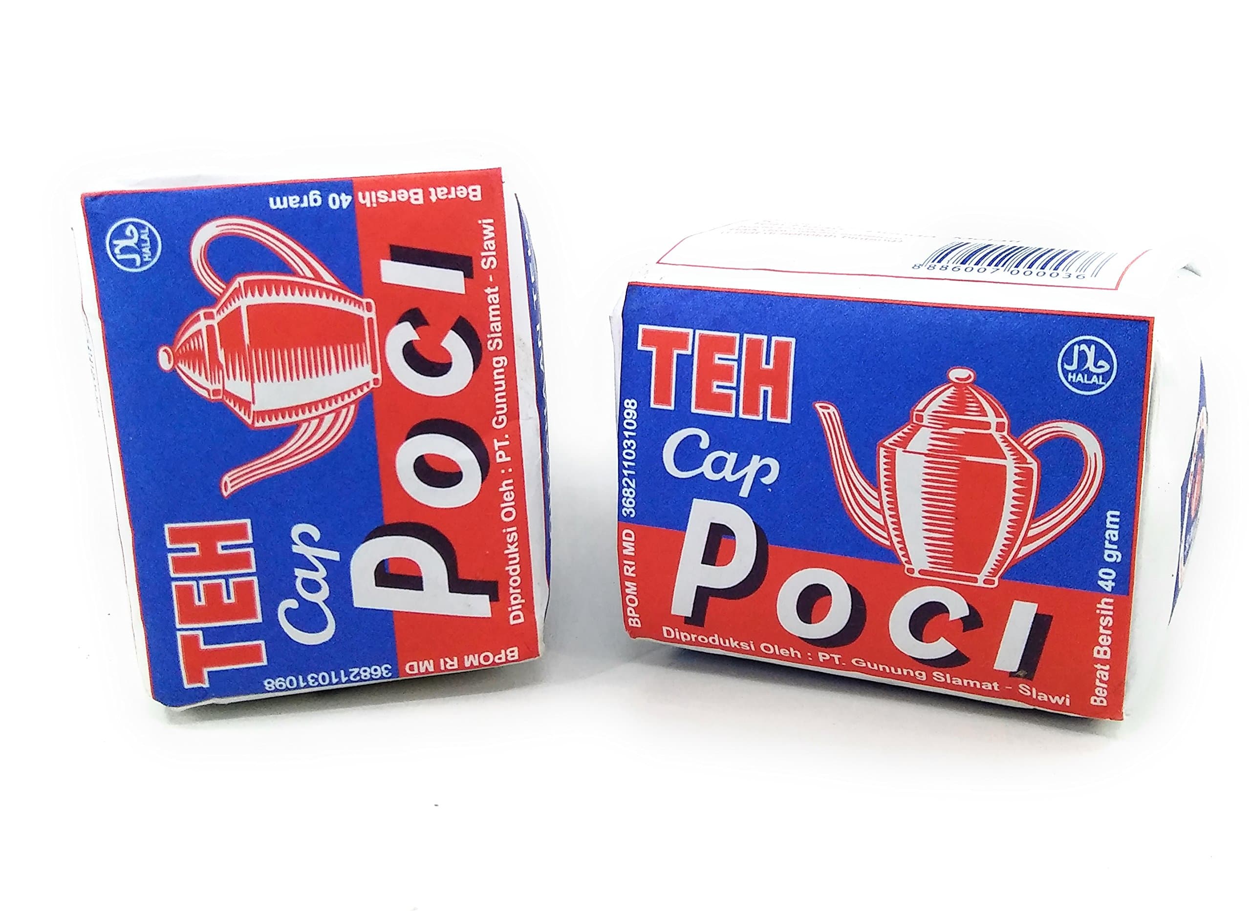 Teh Cap Poci Loose Tea, 40 Gram (Pack of 2)