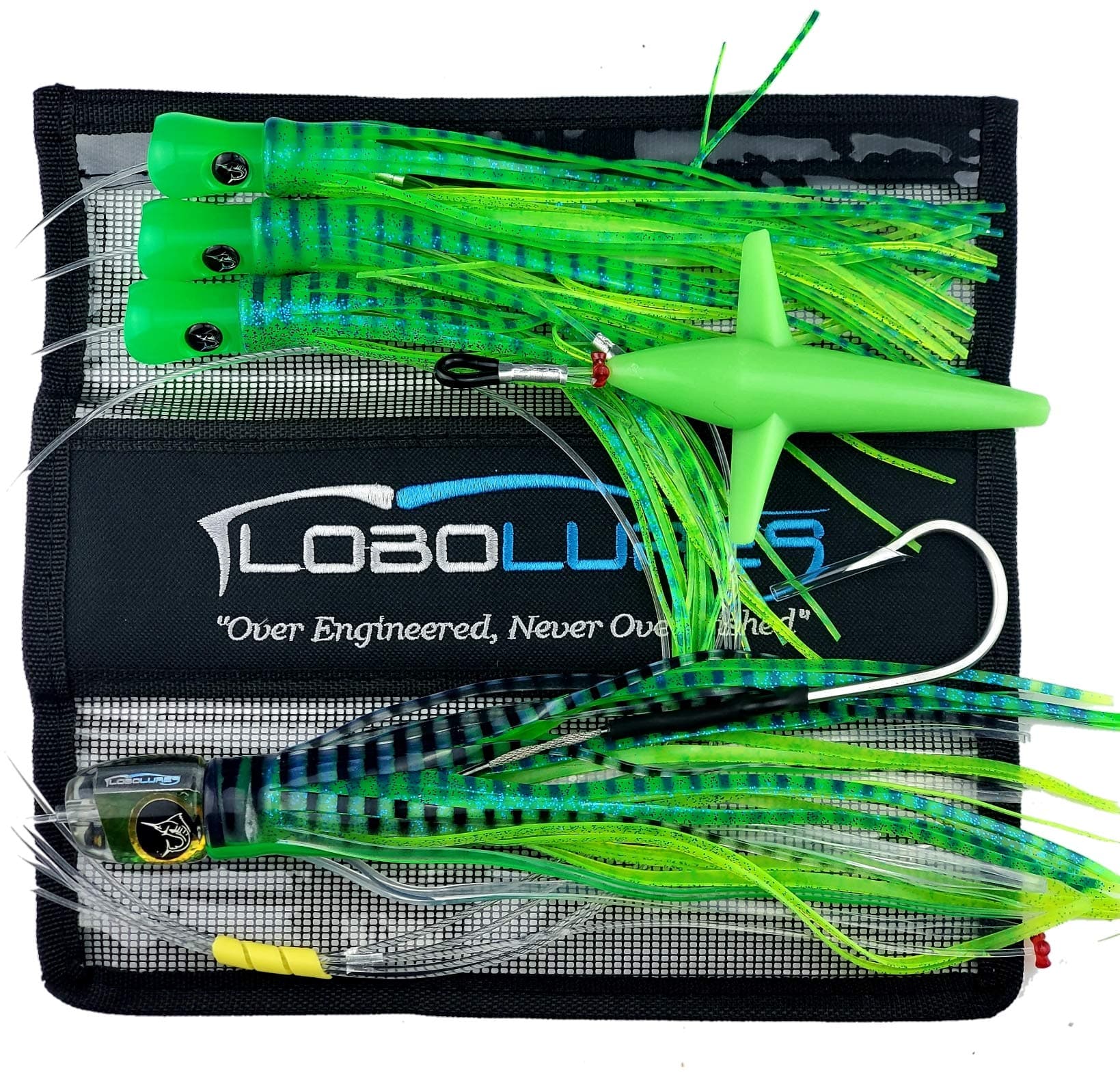 Lobo Lures #200 Mahi-Mahi Slayer Pelagic Magic Daisy Chain Urethane USA Made