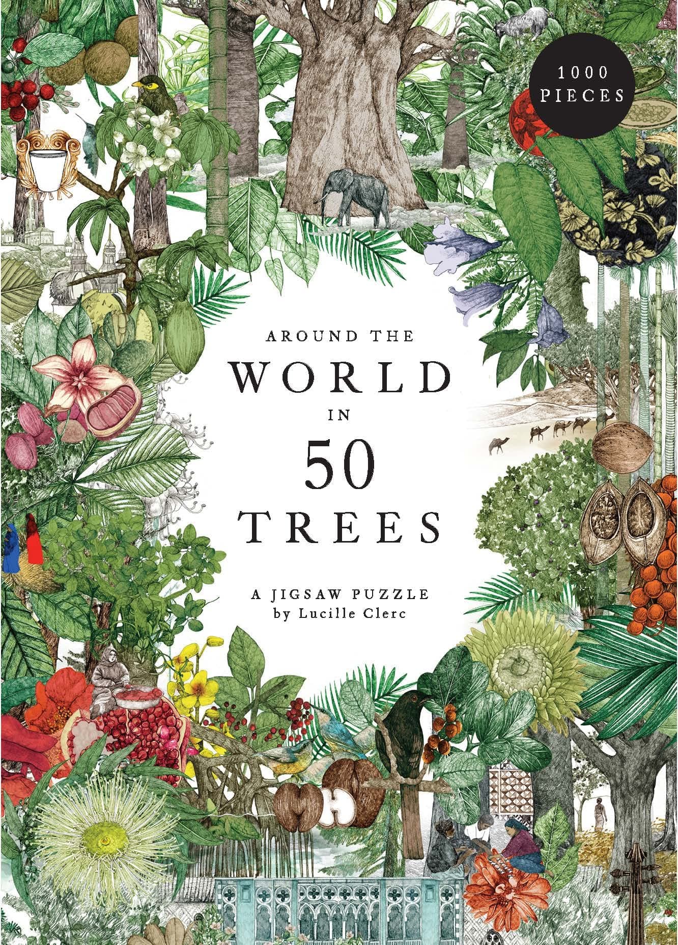Around The World in 50 Trees 1000 Piece Puzzle