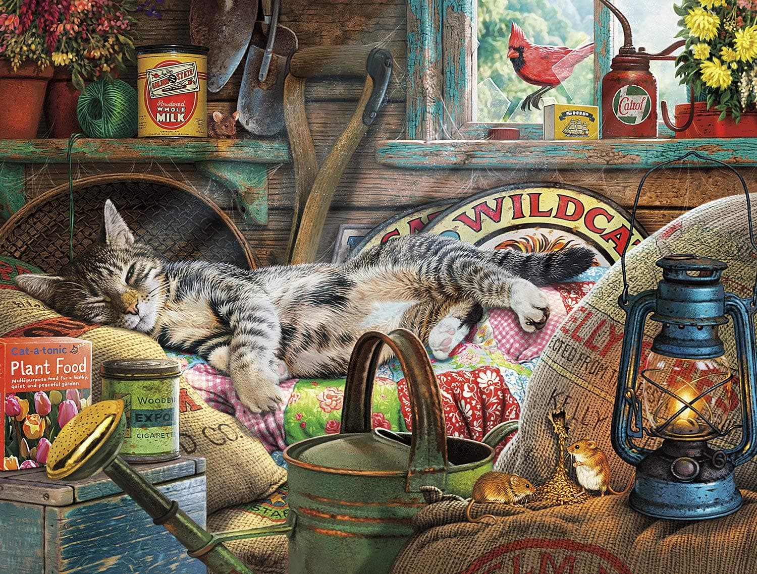 Cats Collection - Laid-Back Tom - 750 Piece Jigsaw Puzzle
