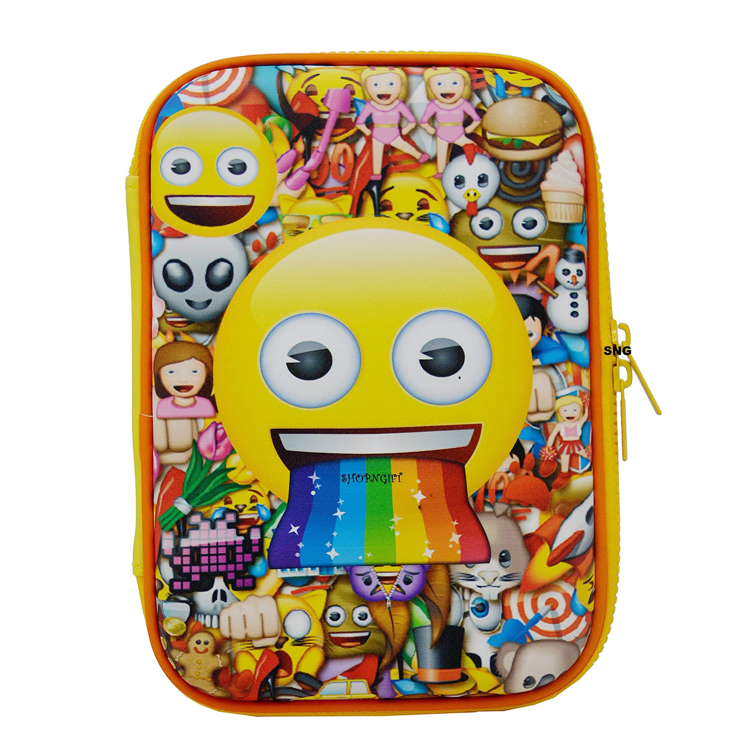 Premium Stylish Unicorn Owl Print Large Capacity Hardtop EVA Pencil Case Organizer School Kids Girls Women Pen Holder Pouch Multipurpose (Multicolor)