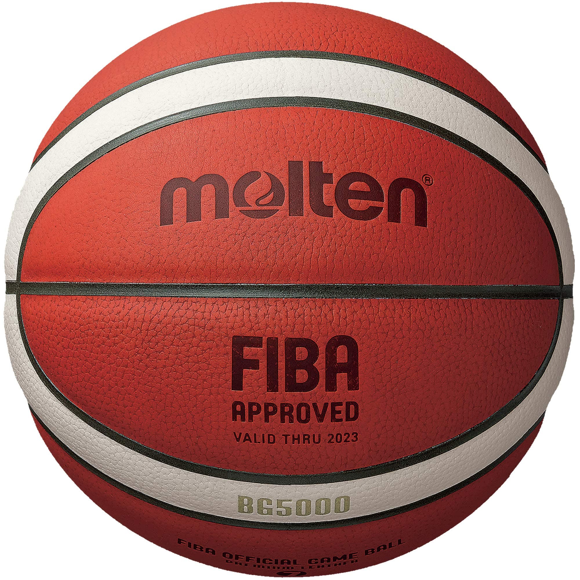 BG-Series Leather Basketball, FIBA Approved - BG5000