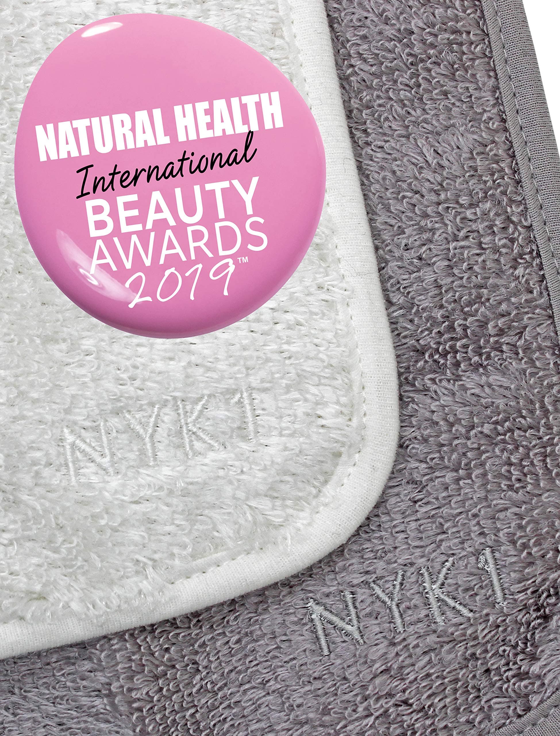 NYK1DEEP Cleansing Exfoliating Washcloth (Pack of 2) Cleanse and Clear Reusable Makeup Remover Cloth for Face and Body - Gentle Microfiber Face Cloth with Natural Viscose Bamboo Washcloths Fibers