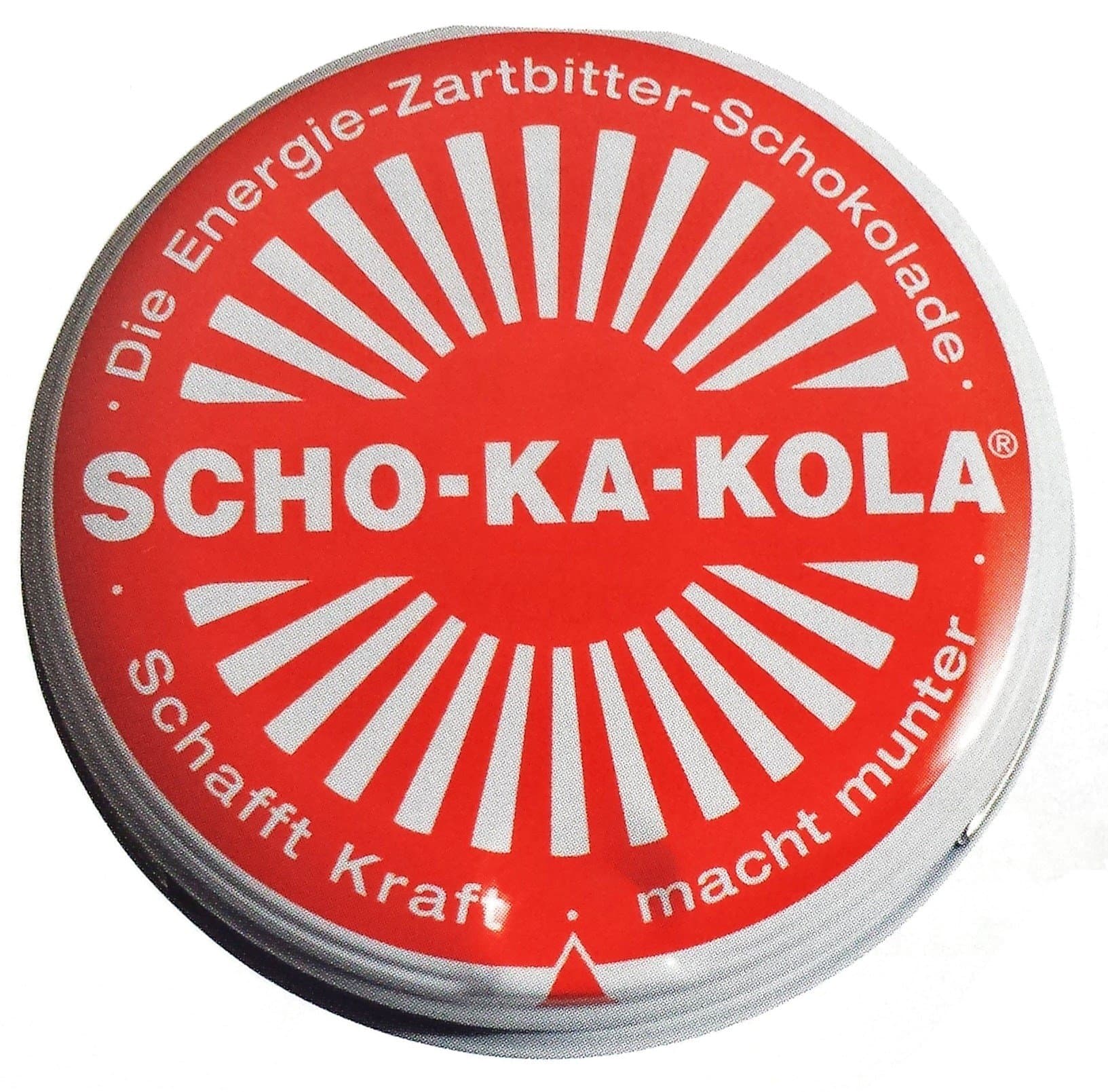 Scho-Ka-Kola Caffeine Rich German Dark Chocolate Tin
