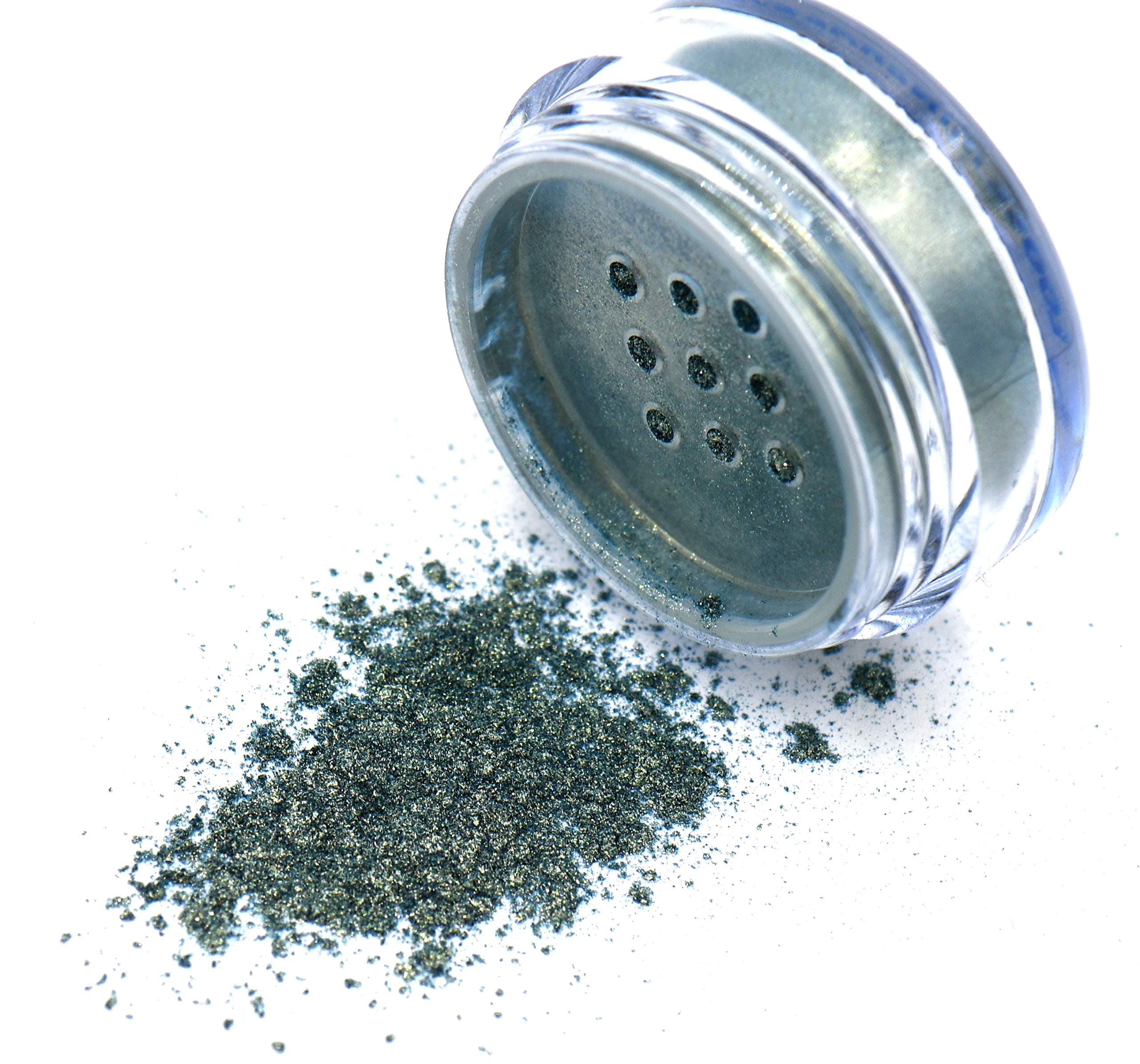 Emerald City Teal Jewel Green & Hints of Golden Sparkle Single Loose Powder Eyeshadow; Vegan, Talc & Paraben Free