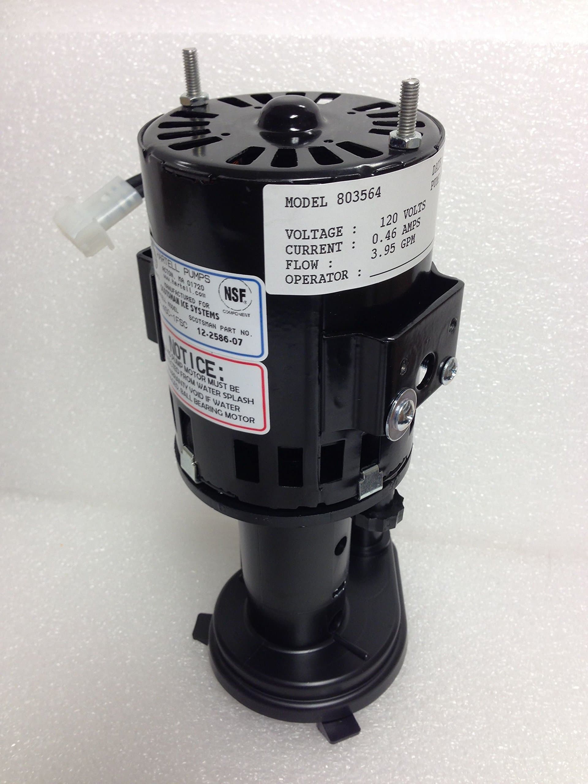 Scotsman 12-2586-07 Water Pump 120V (6 Month Warranty)