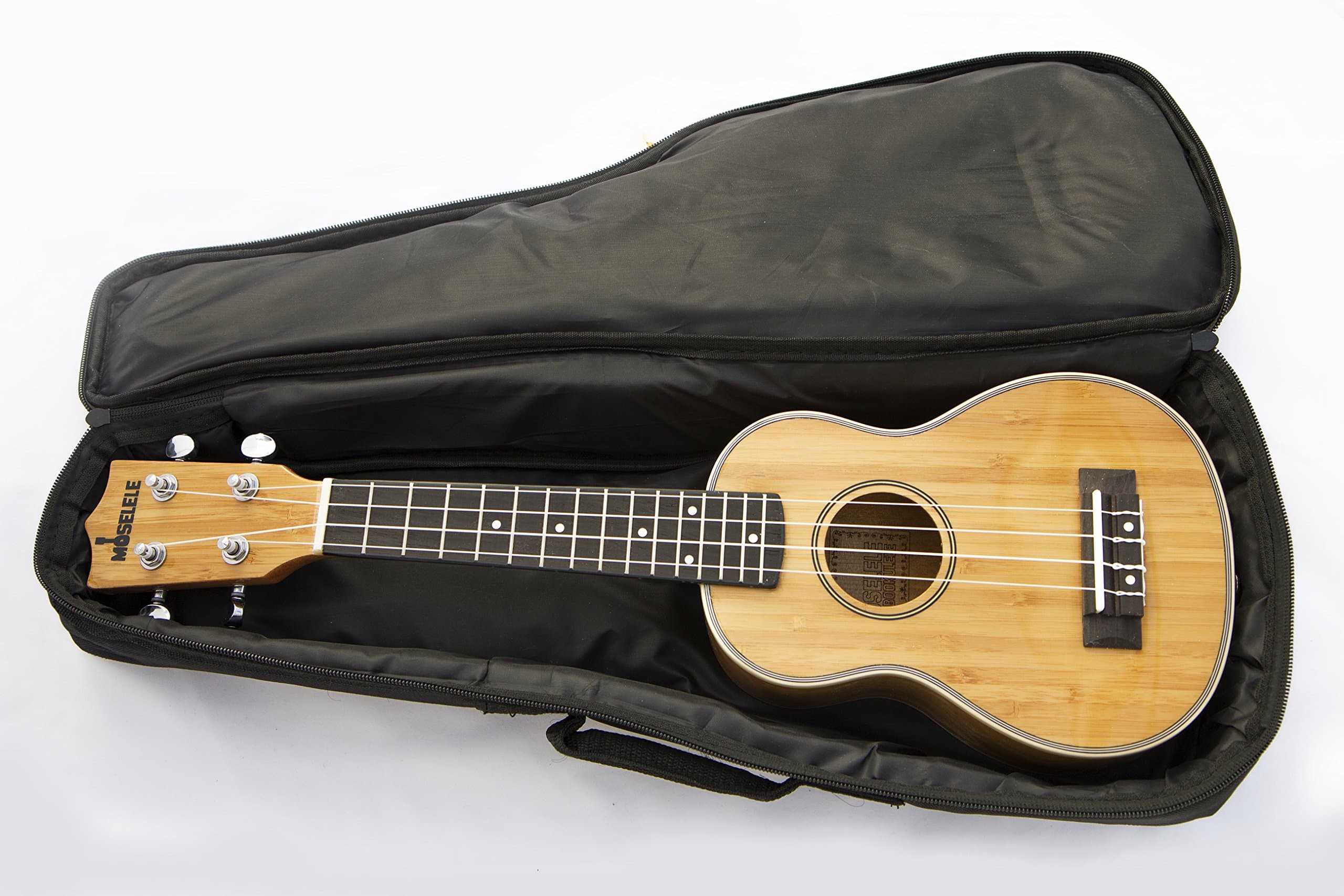 Moselele Bambookulele and Gig Bag (Soprano)