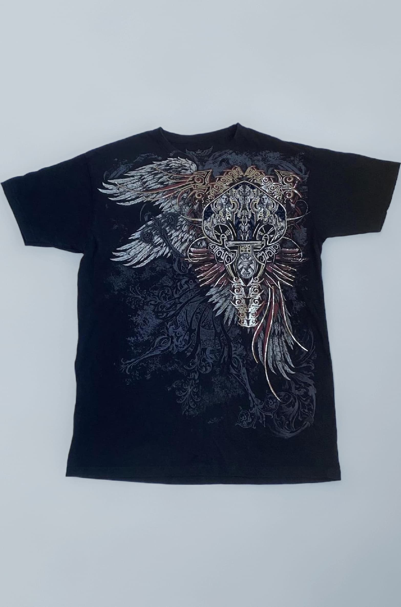 Grunge Graphic Tees for Women Y2k Vintage Gothic T Shirt Teen Girls Aesthetic Emo Baggy Tops 2000s Alternative Clothes