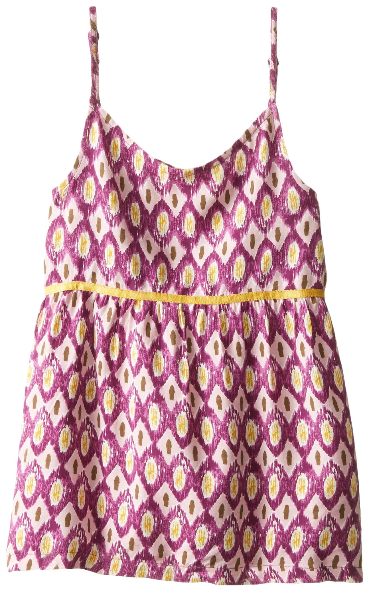 Roxy Big Girls' Sandy Shore Scribble Ikat Print Tank Top
