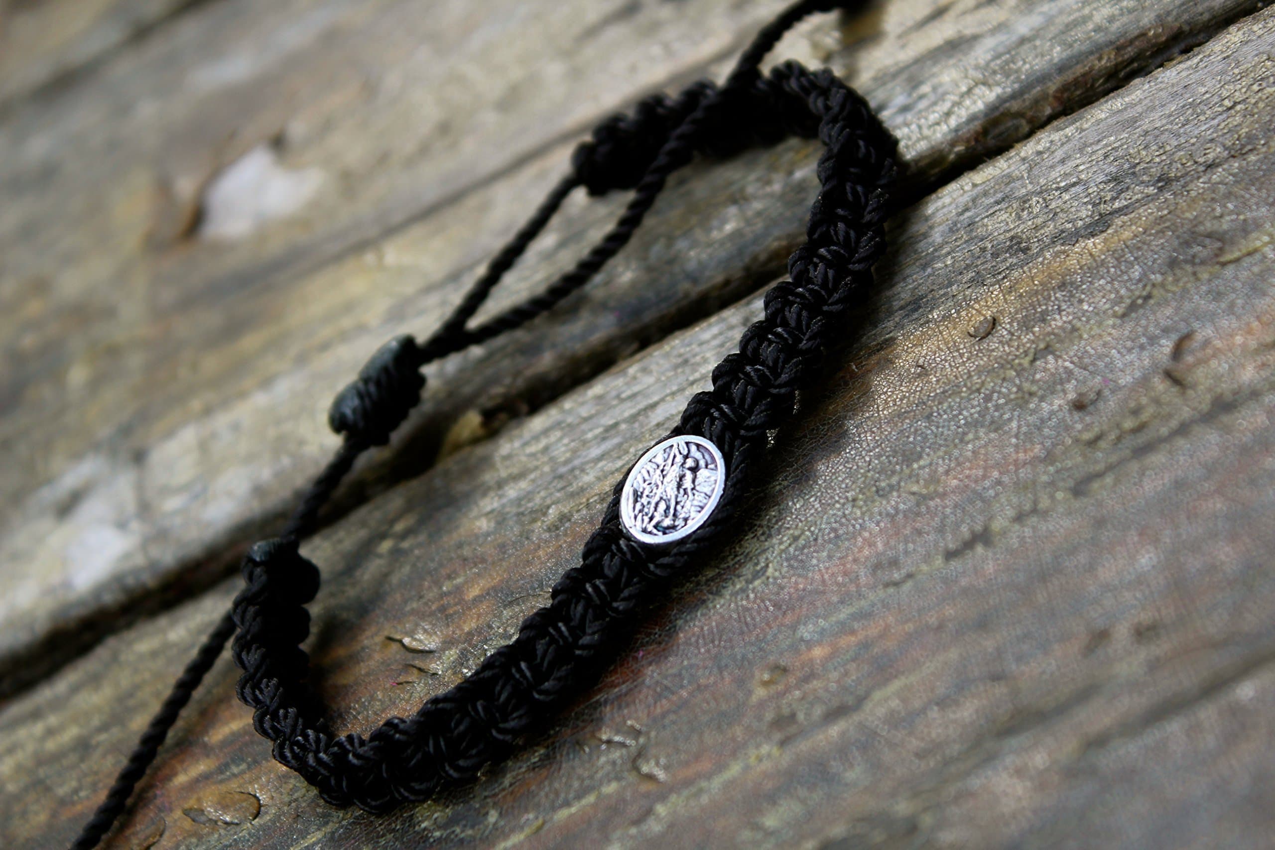 Saint Michael the archangel bracelet,saint michael ,saint bracelet,saints bracelet,red bracelet diferent colors and size ideal for children,teens and adults