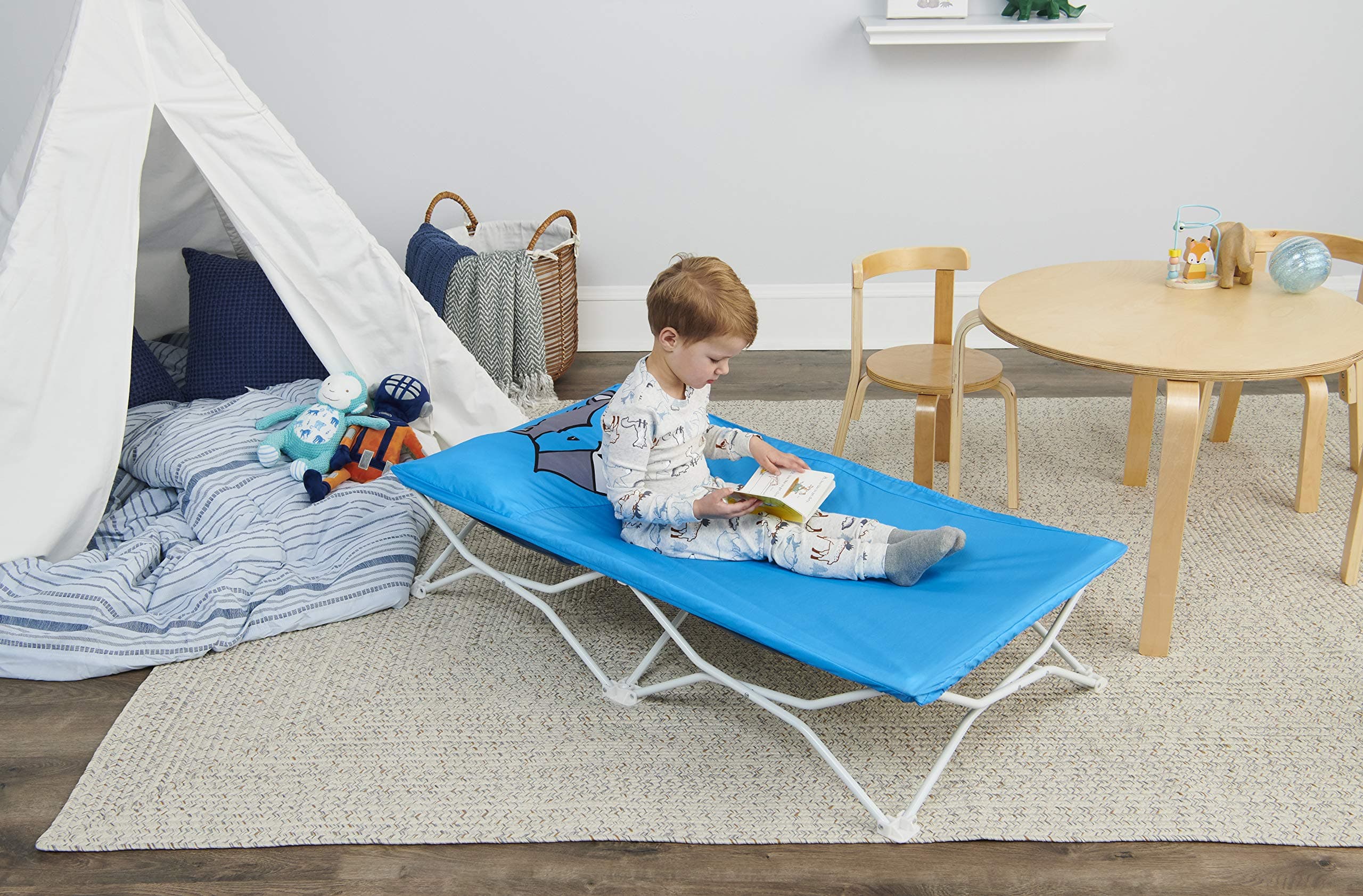 Regalo My Cot Portable Toddler Bed (Navy) by Regalo
