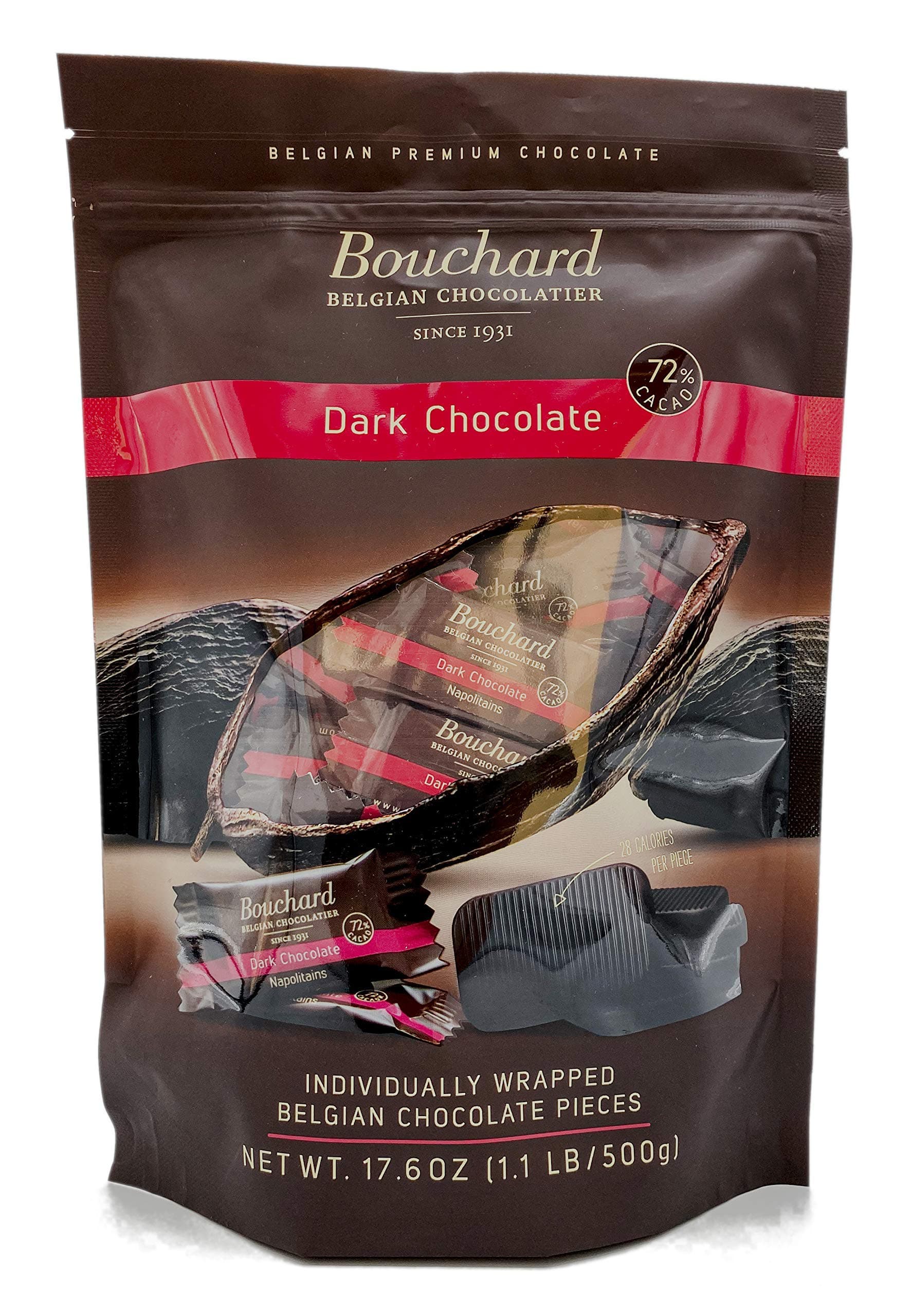 Discontinued in 2019 | Belgian Dark Chocolate | Individually Wrapped Pieces (1.1 LB)