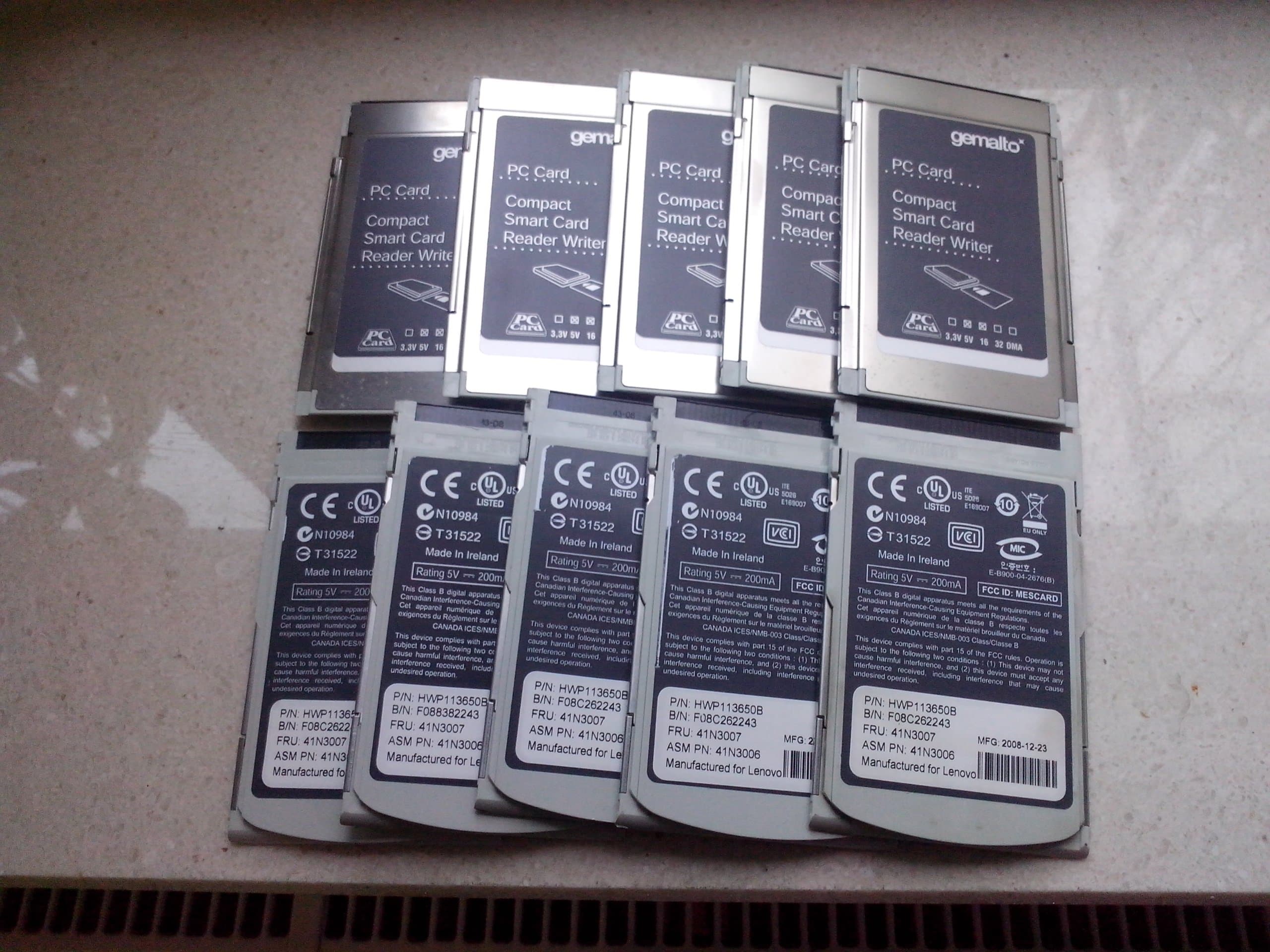 Gemplus GemPC PC Express Reader - Smart Card Reader - ExpressCard/54 (2041887) Category: SmartCard Readers