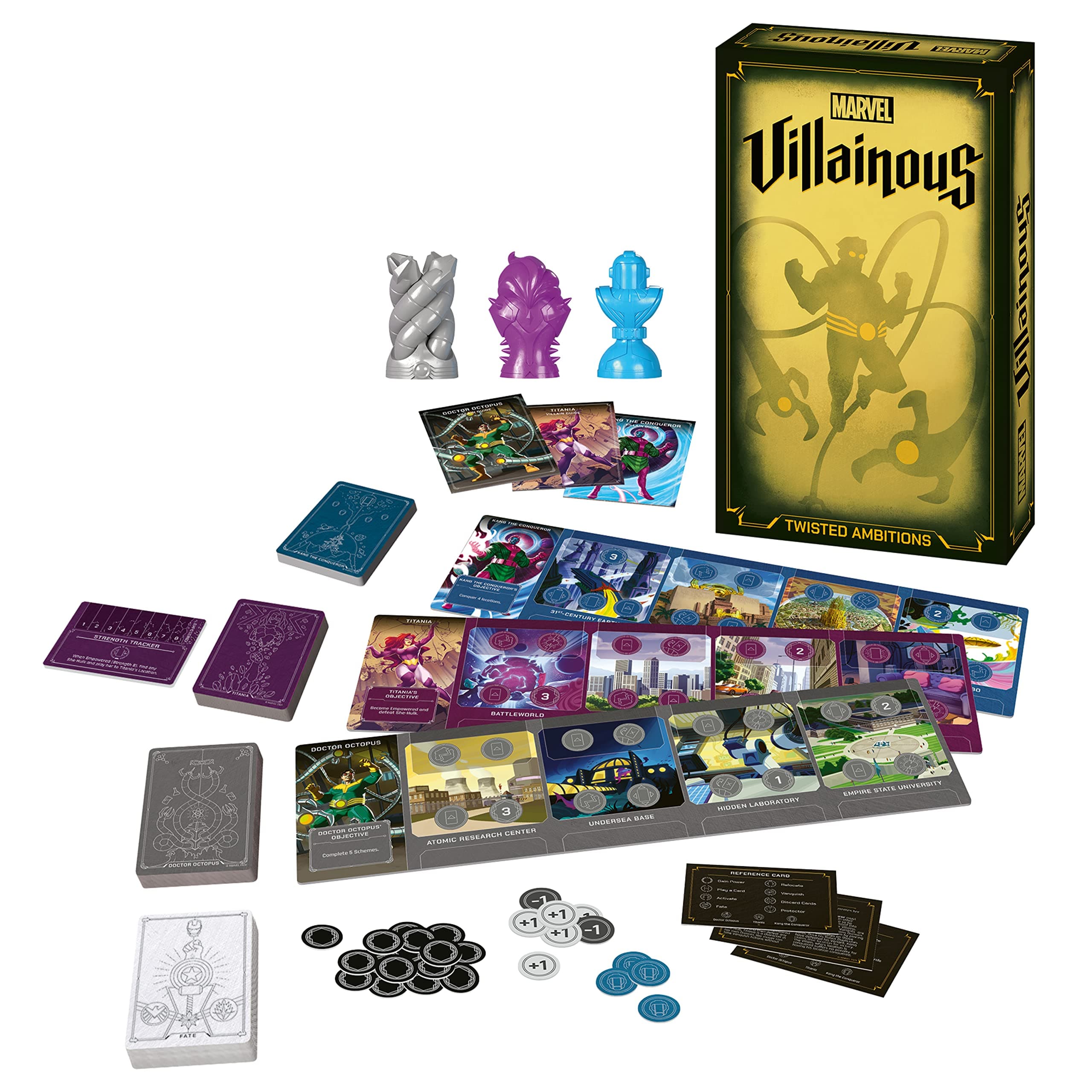 Ravensburger Marvel Villainous: Twisted Ambitions - Engaging Strategy Board Game | Perfect for Marvel Fans & Families | Compatibility with Other Marvel Villainous Games | High Replay Value