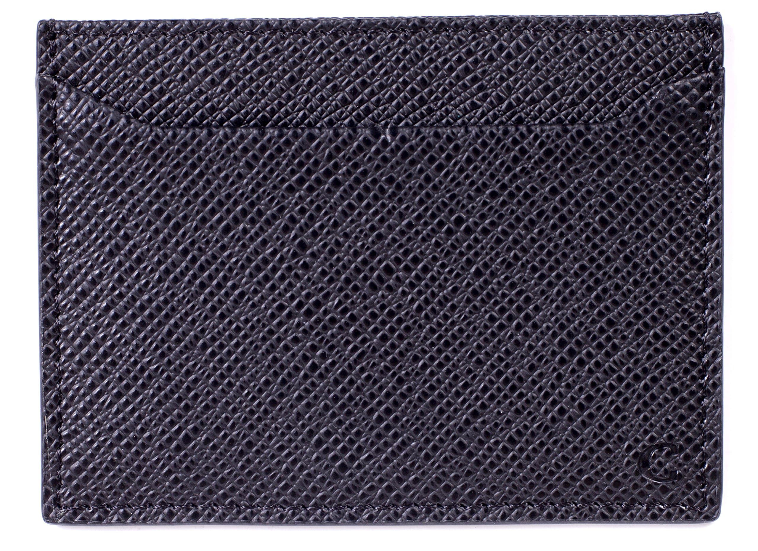 Minimalist Front Pocket Wallet Slim Men Leather Credit Card Holder