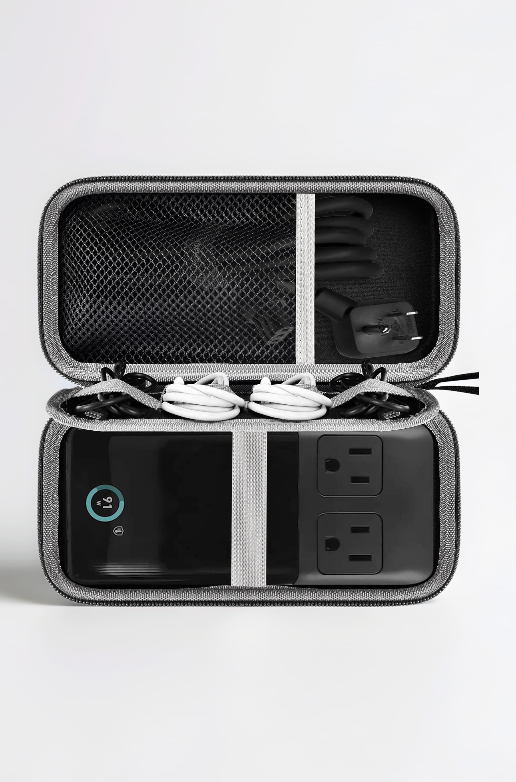 Travel Case for Anker 727/ Prime 6-in-1 USB C Charging Station (GaNPrime 101W), Power Strip Organizer Bag for Cables and Accessories - Efficient Solution for On-the-Go Charging Needs (Box Only)